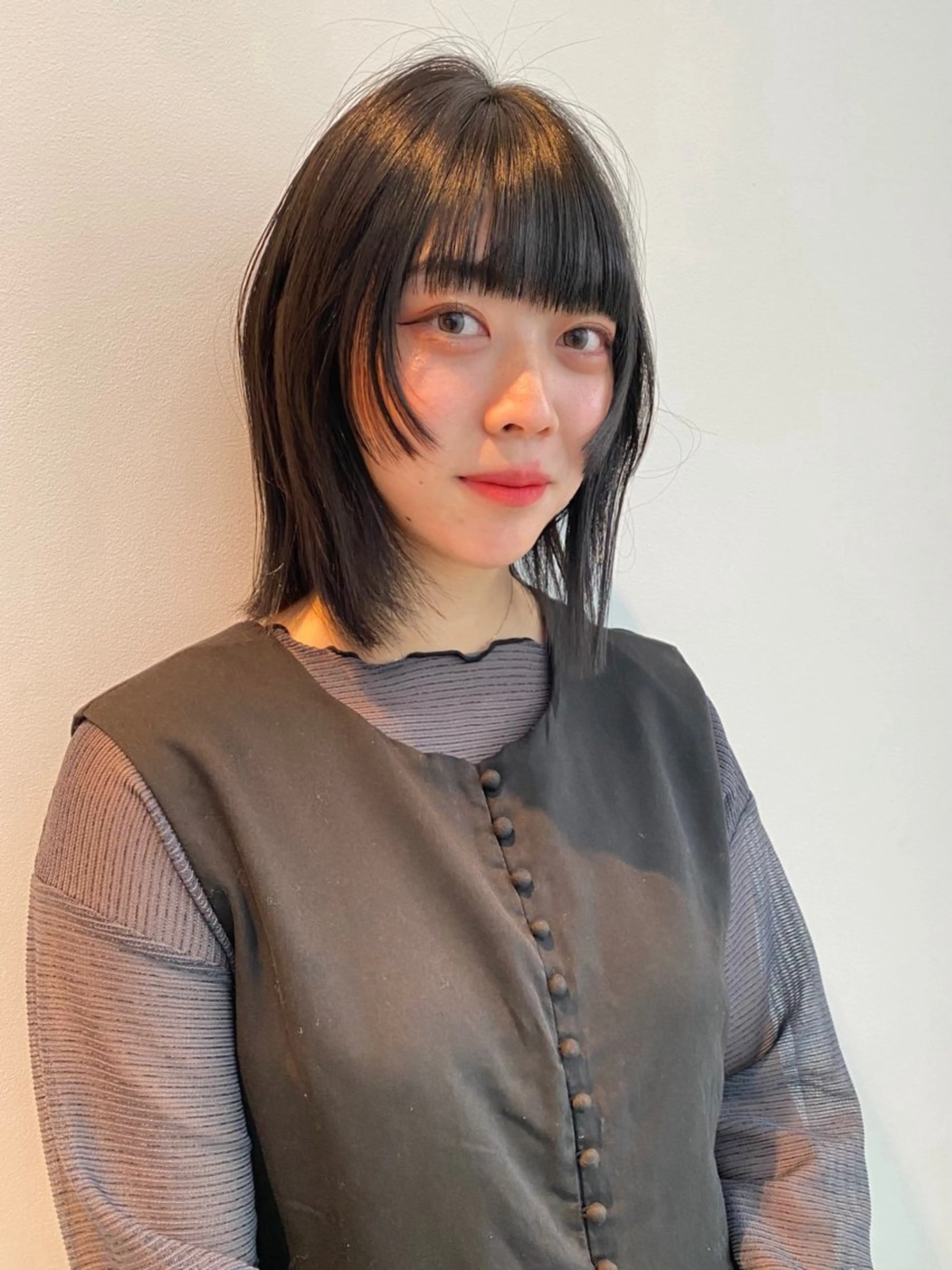 ミディアム カラー 似合わせカット カット ヘアカラー トリートメント mai / linoah˚✧のヘアスタイル