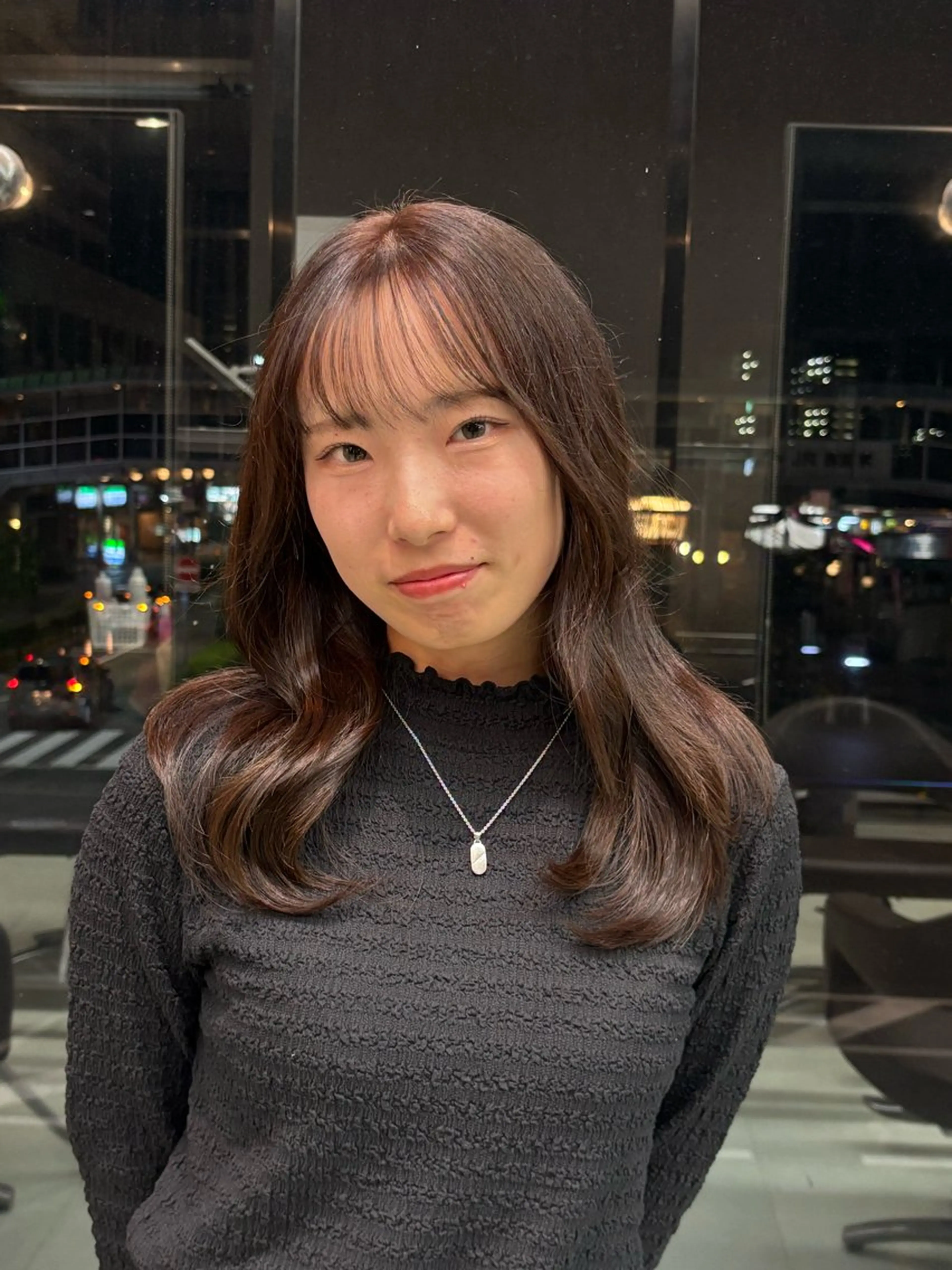 セミロング ヘアカラー 中津/トレンドカラー /美馬本紅亜のヘアスタイル