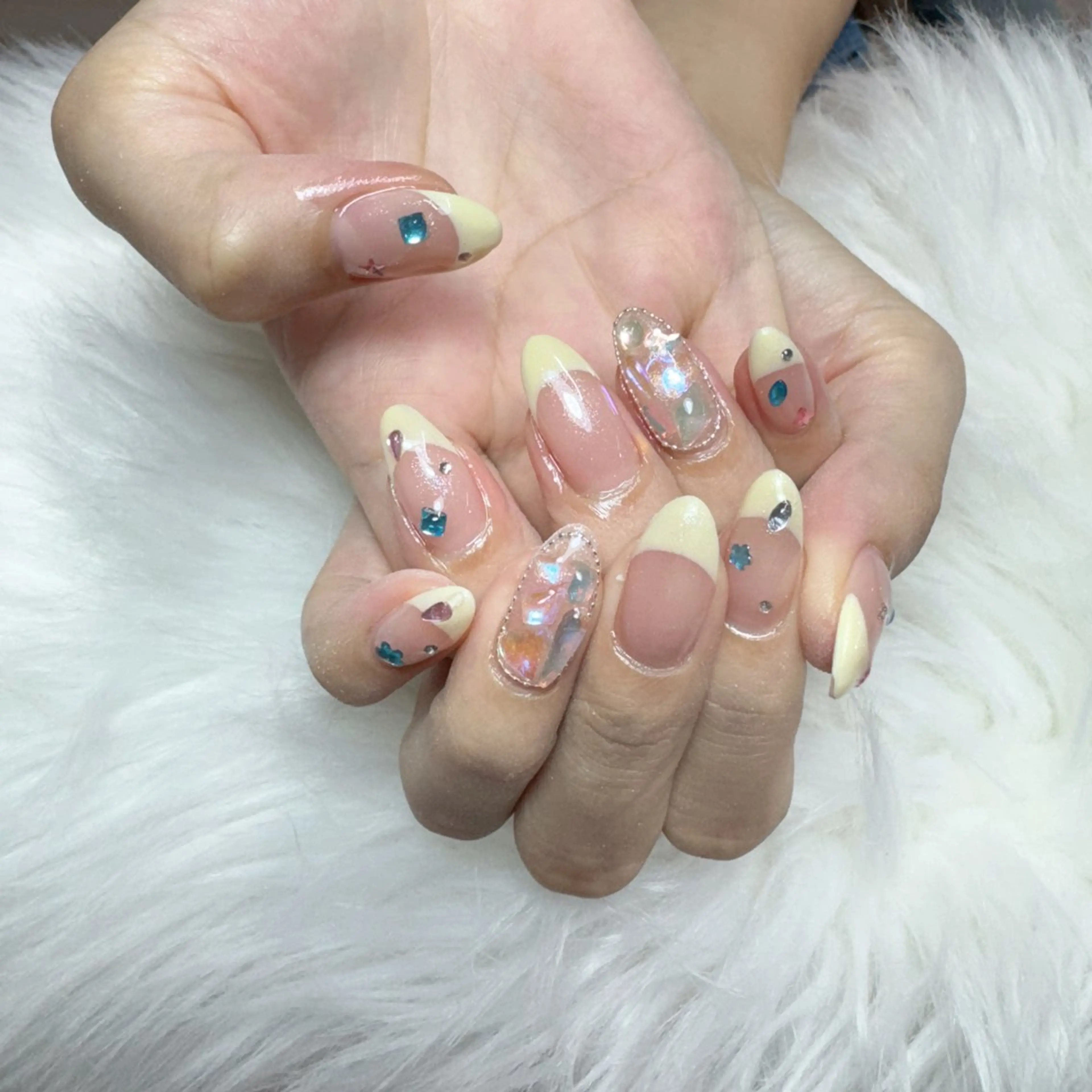 ネイル ハンドネイル 🎀 Lemode ワンホンネイル🎀のネイルデザイン