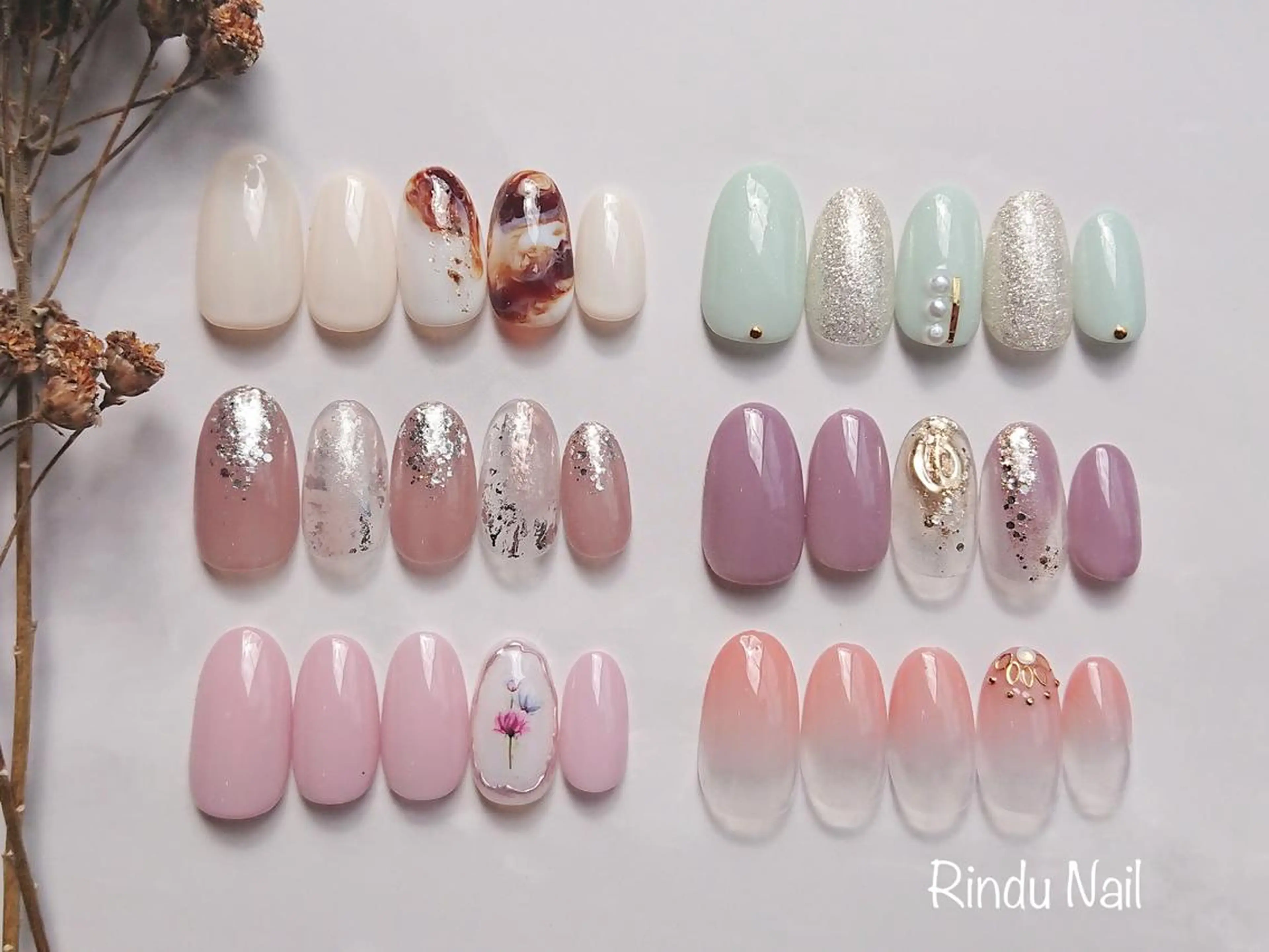 ネイル Rindu Nail 名駅miniのネイルデザイン