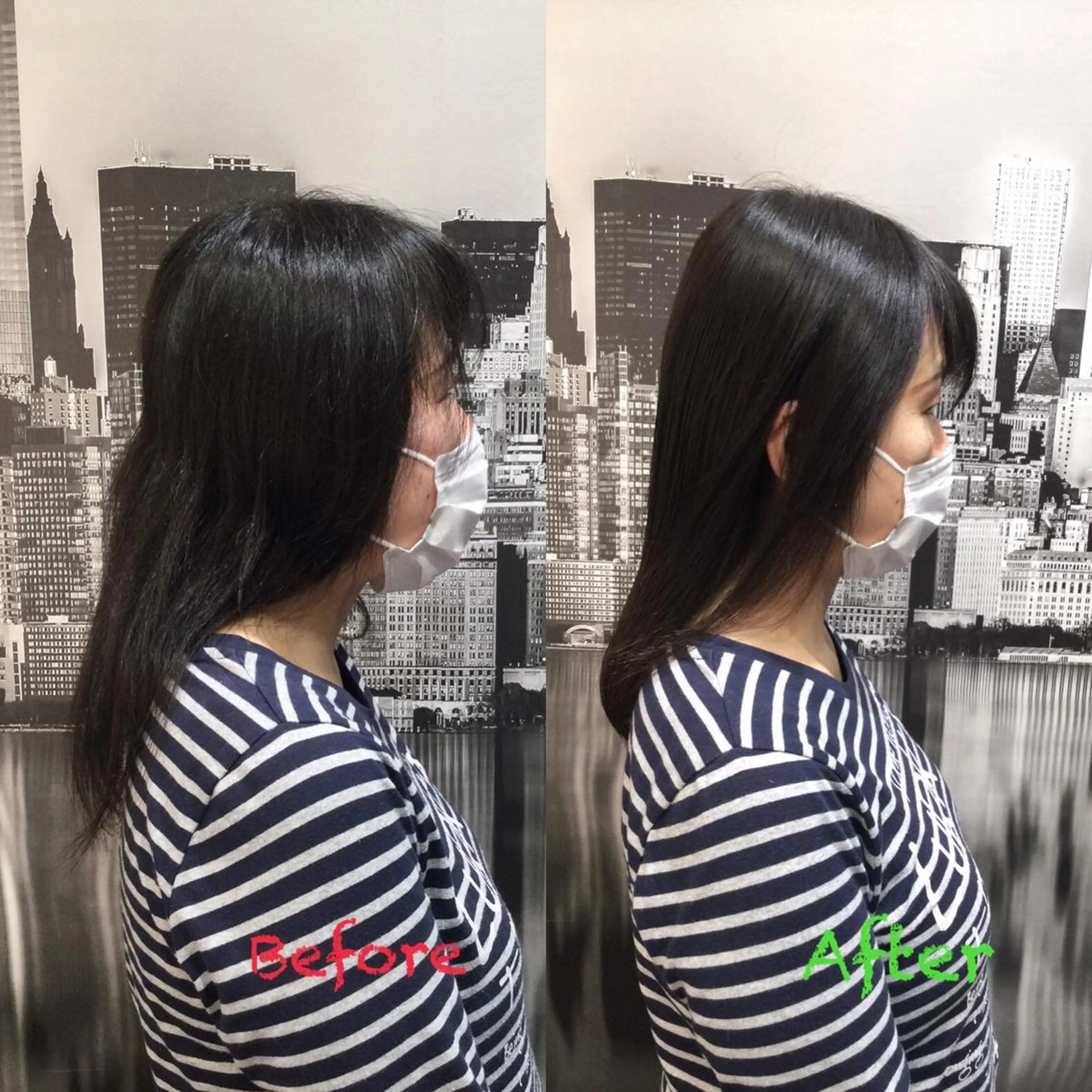 ロング パーマ Annon プライベートサロンのヘアスタイル