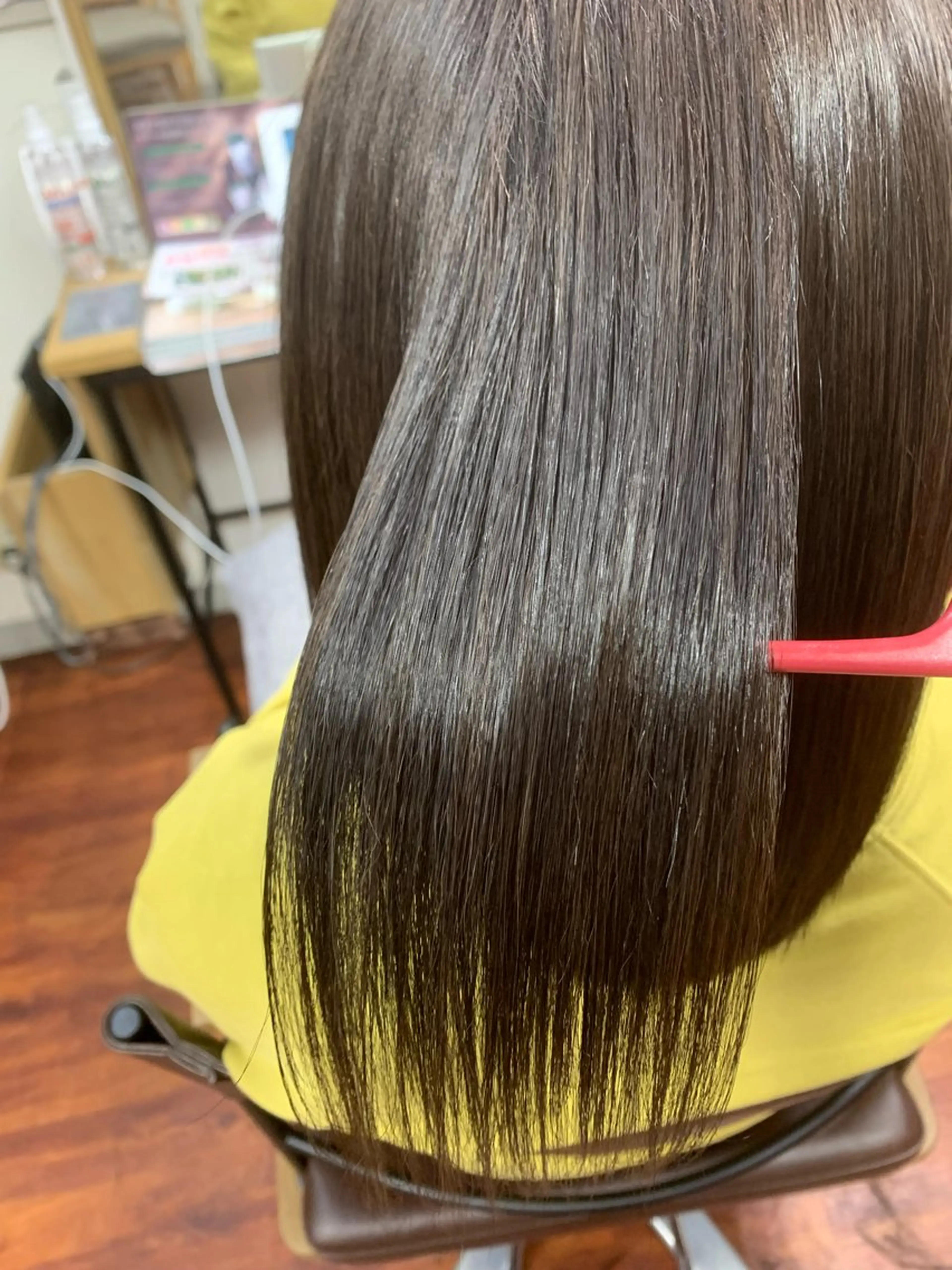 ミディアム カット ヘアカラー トリートメント RIANA/髪質改善 マンツーマンサロンのヘアスタイル