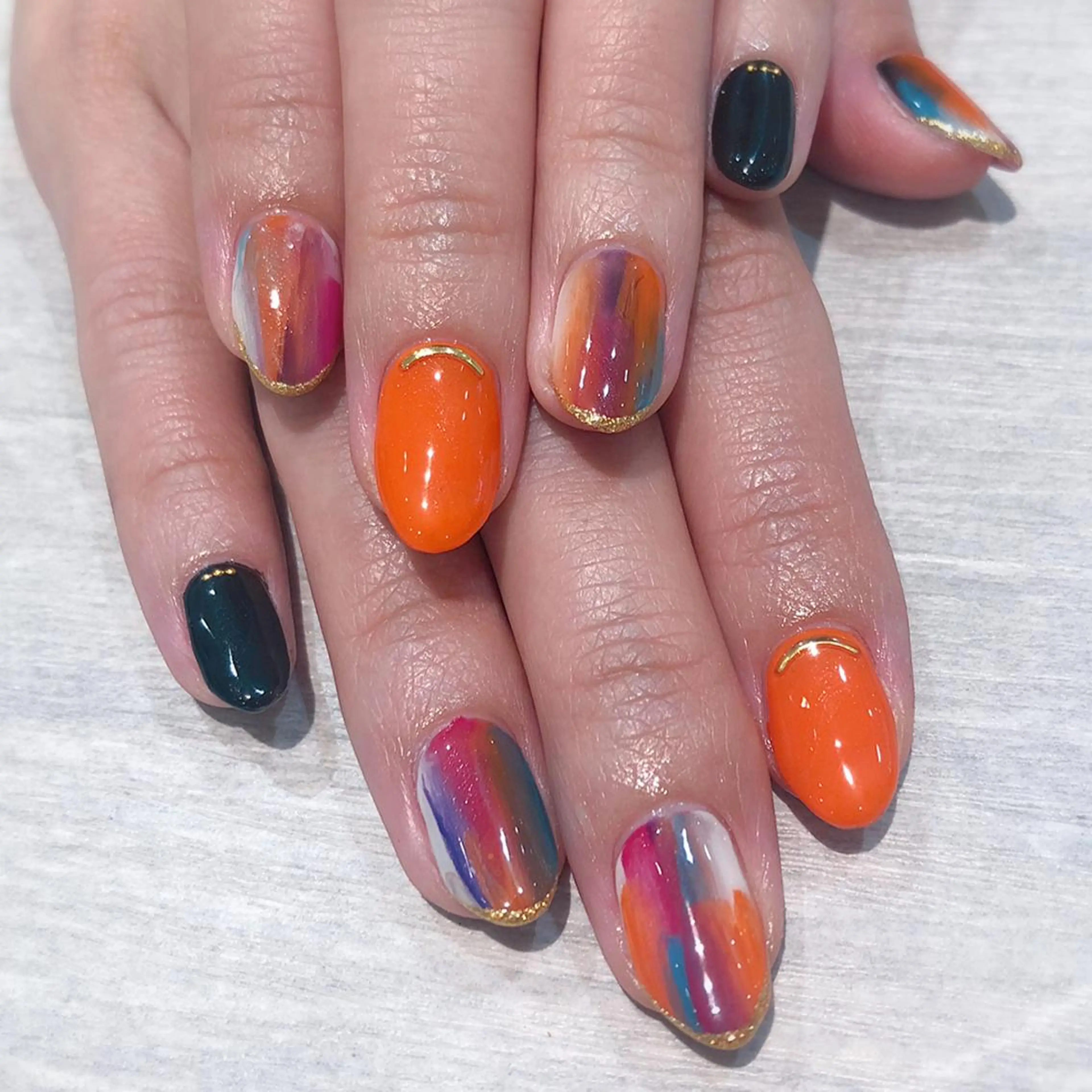 ネイル ハロウィン 矢崎 千春のネイルデザイン