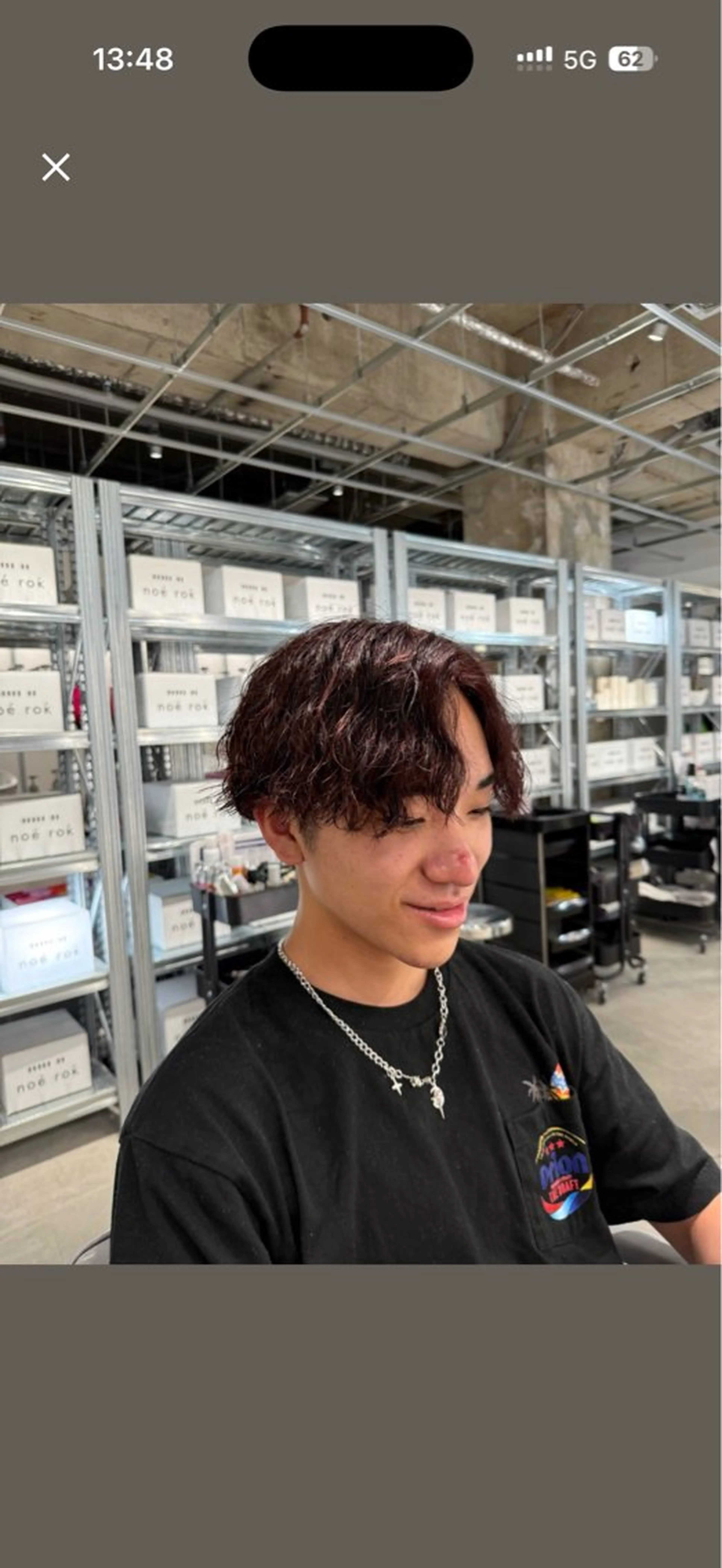 ショート カラー パーマ 久富 飛義のヘアスタイル