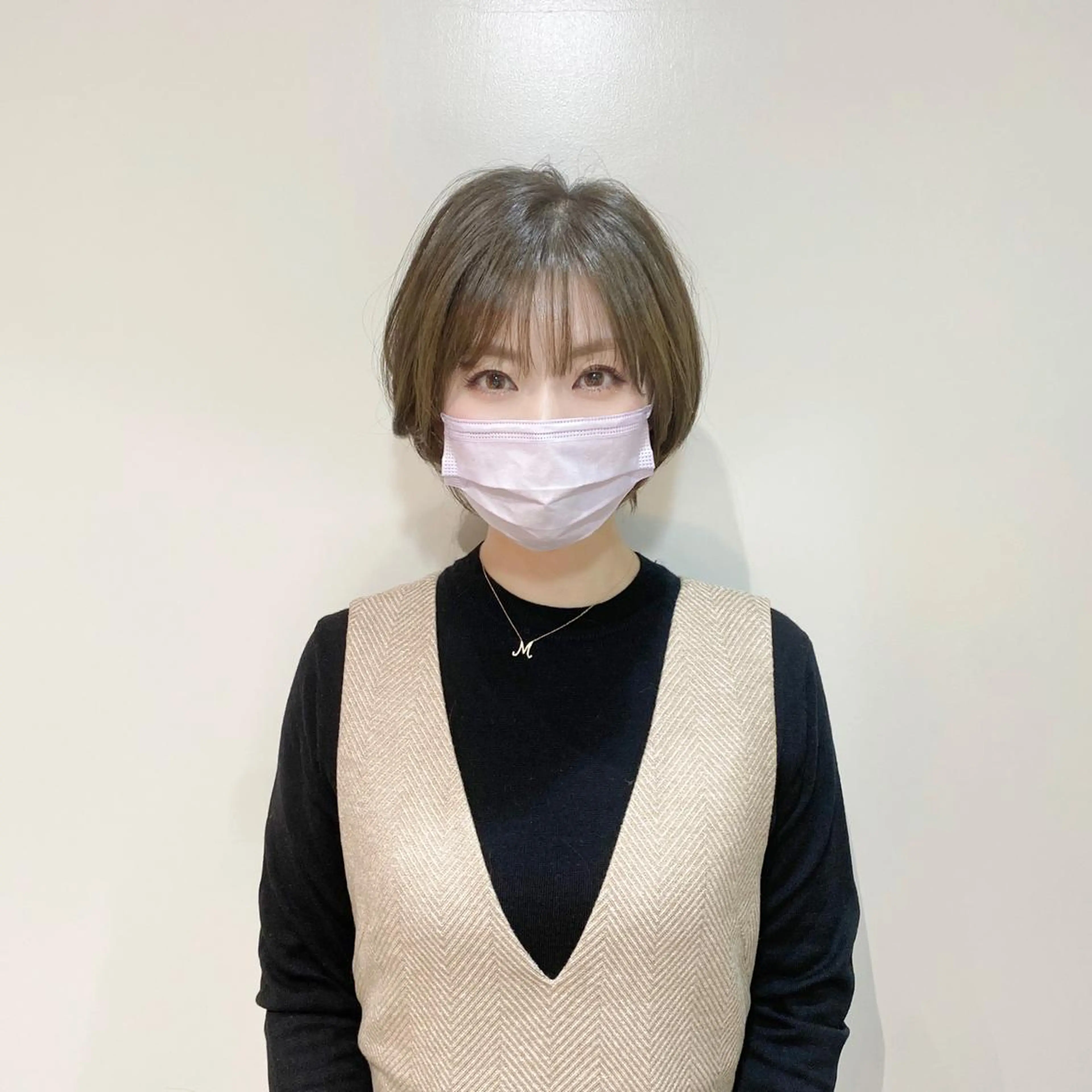 ショート カット ヘアカラー トリートメント La paix所属・パーソナルカラー lapiax阿部のヘアスタイル