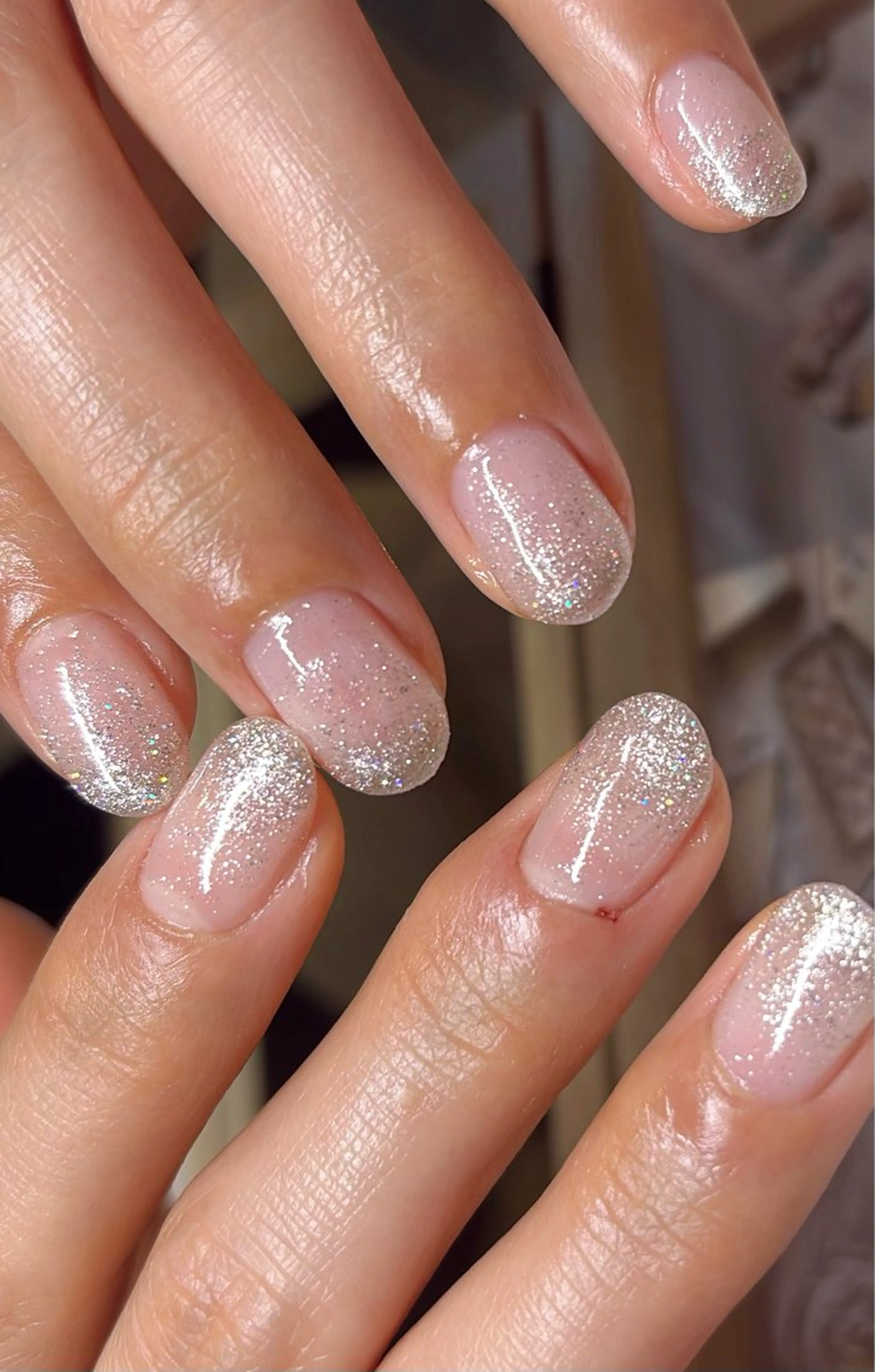 ネイル グラデーション ラメ(グリッター) ラメグラデーション Shadow ネイル所属・Shadow nailのネイルデザイン