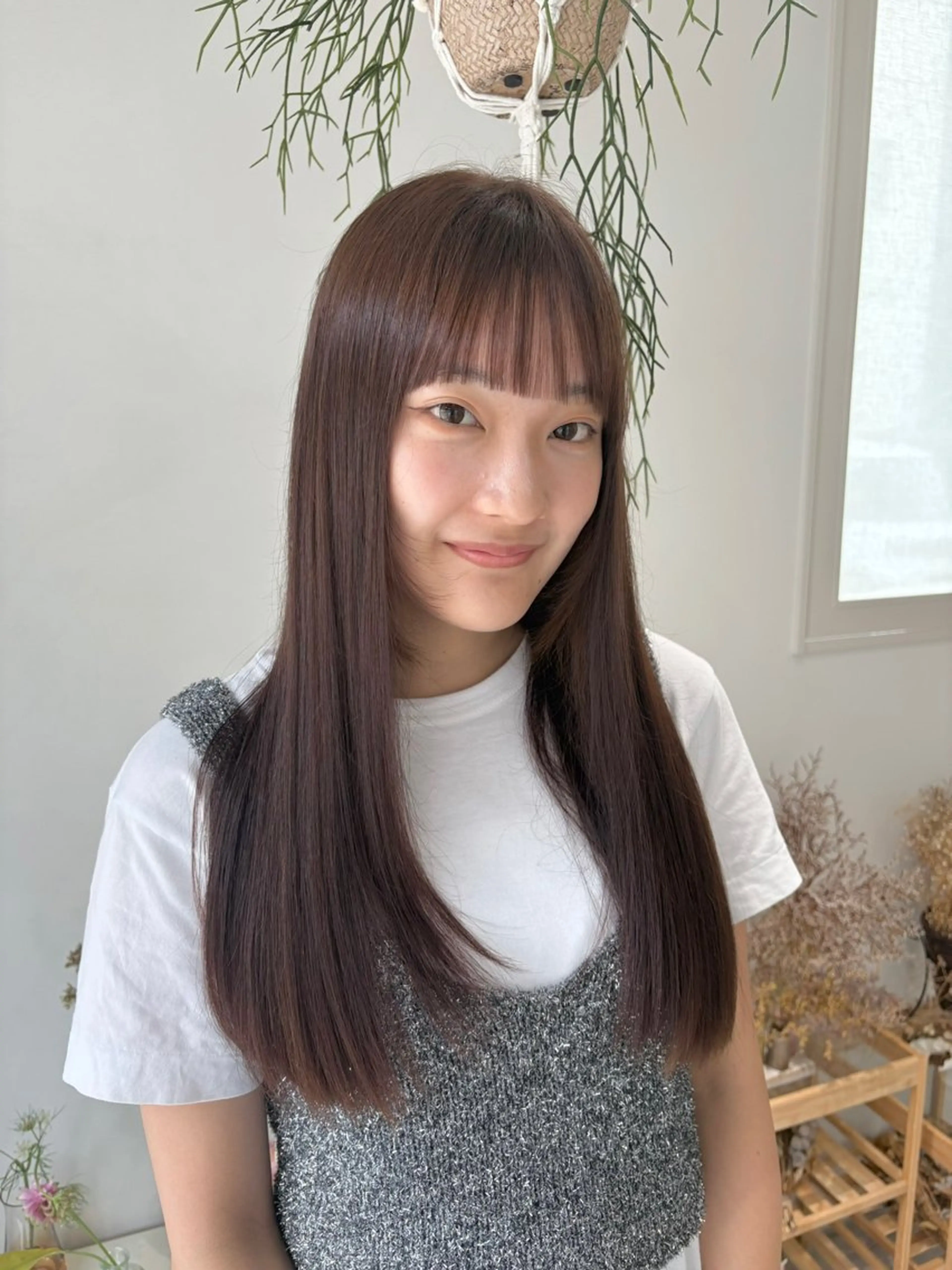 カラー カット ヘアカラー トリートメント 🪻花屋併設🪻秀島 有紀のヘアスタイル