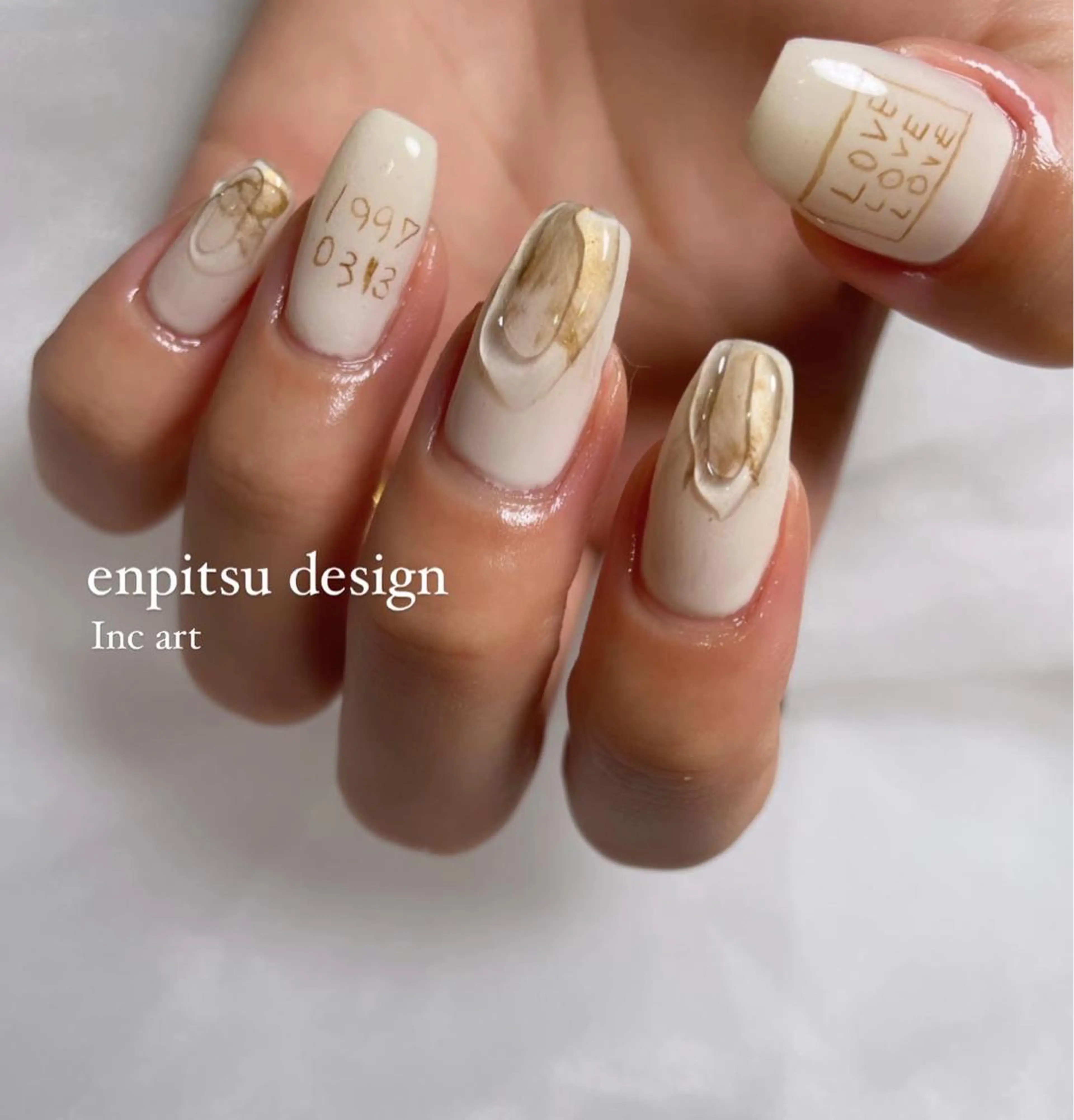 ロング ネイル nail salon neigeのネイルデザイン