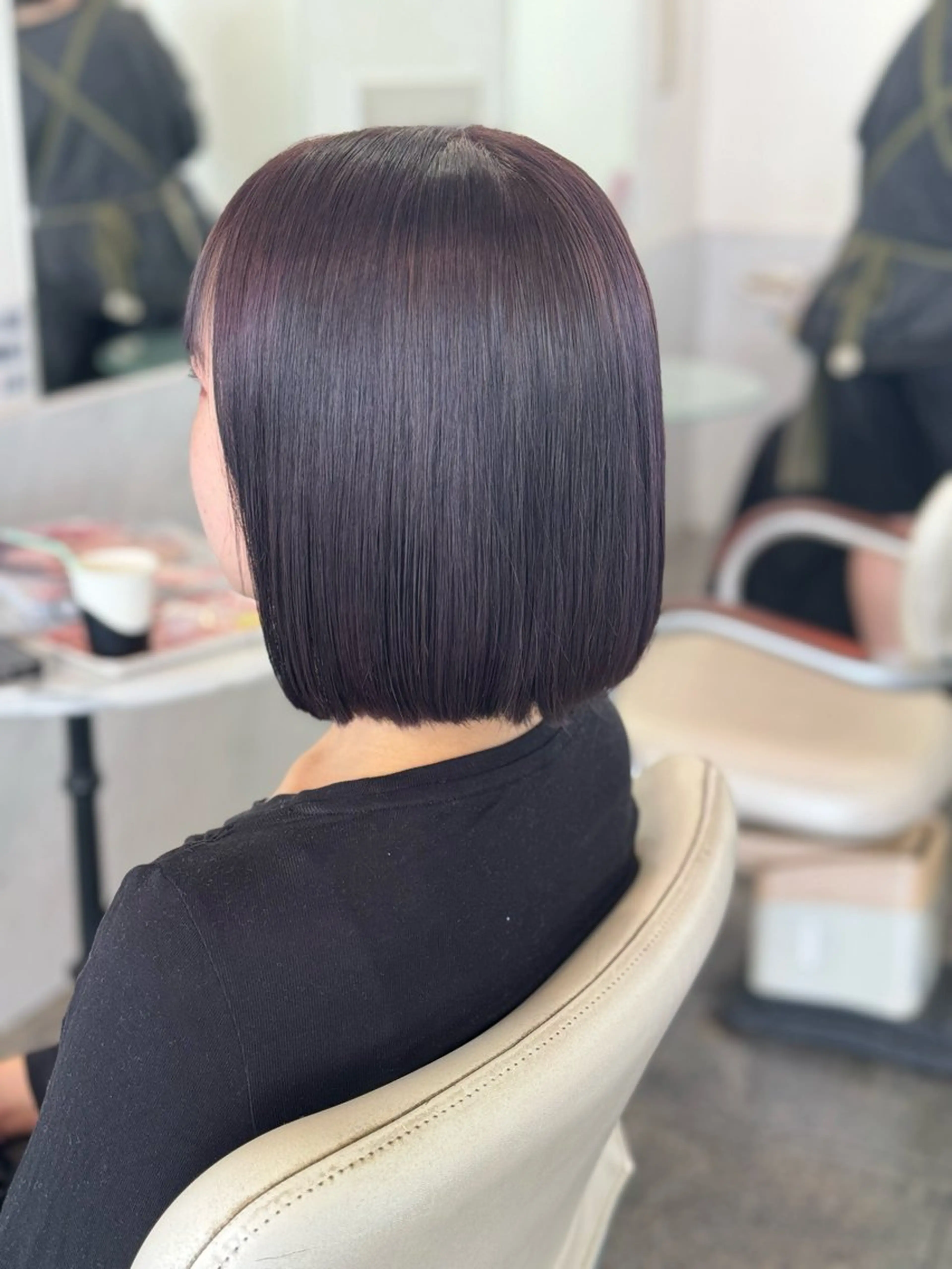 ショート カラー ベージュカラー ラベンダーカラー ラベンダーベージュ カット ヘアカラー トリートメント 🫧ヒシダアキ /taboo🫧のヘアスタイル