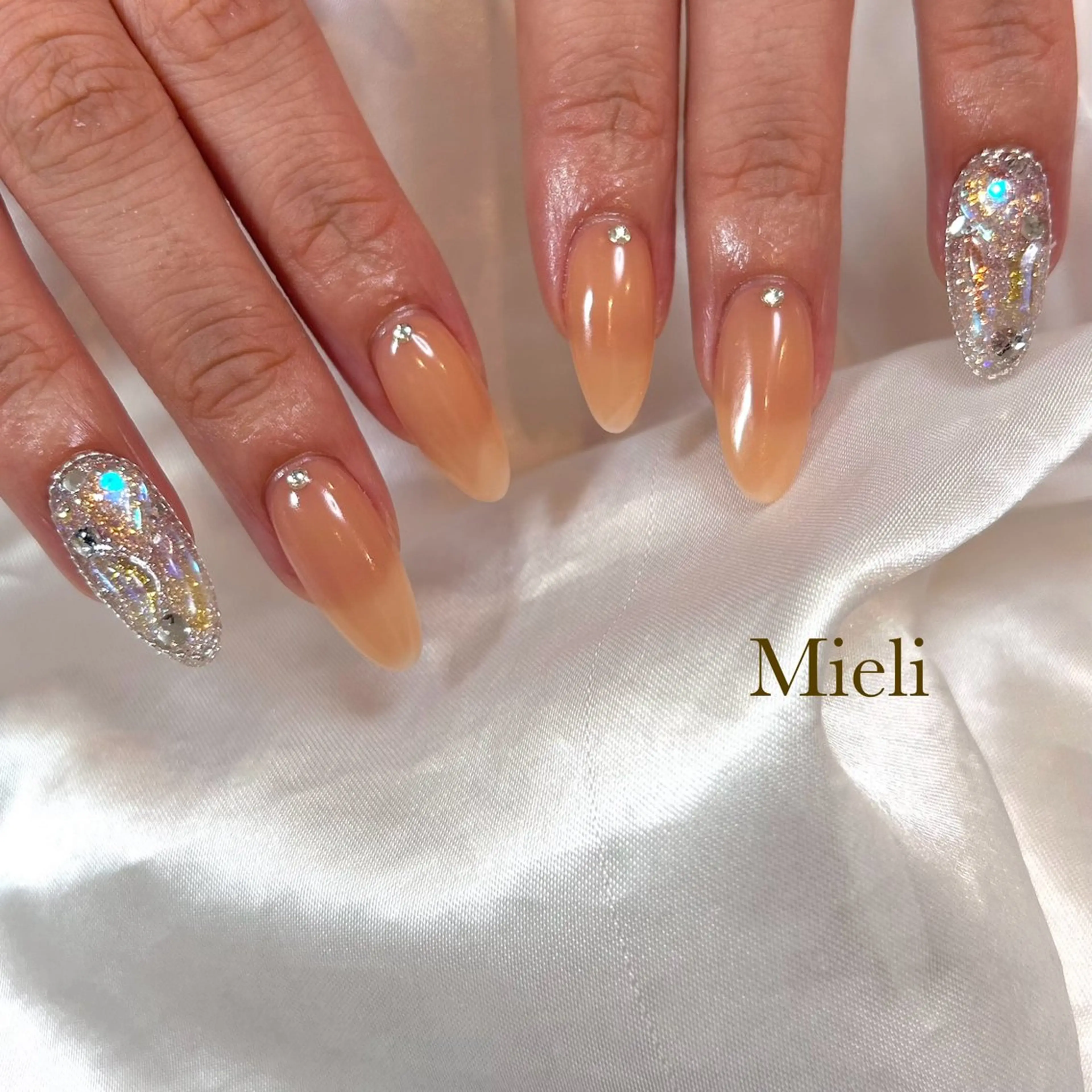 ネイル ハンドネイル ネイリストUSUI♡ パラジェルフィルインのネイルデザイン