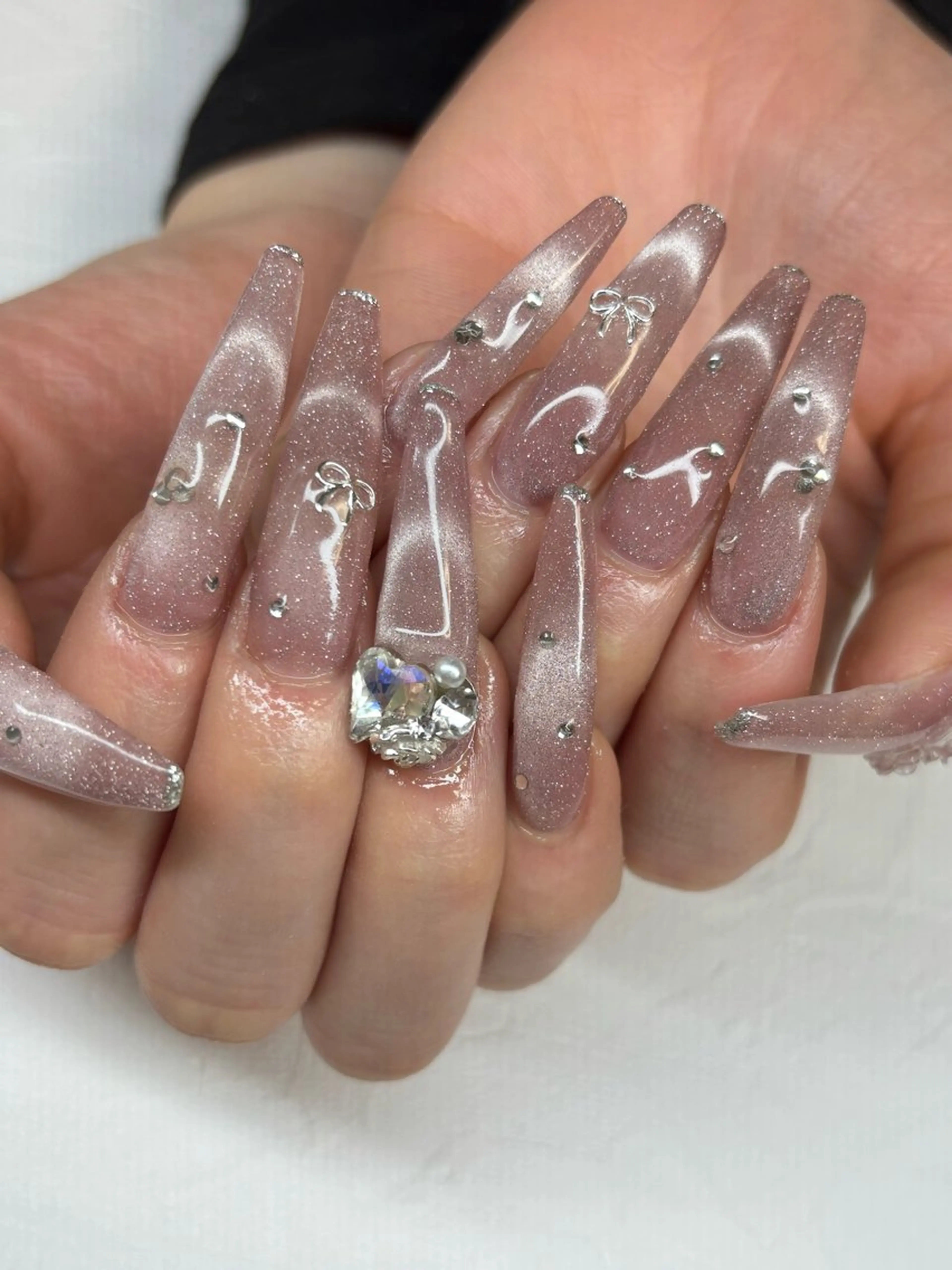 ネイル ロングネイル nailpark_ MITSUMEのネイルデザイン