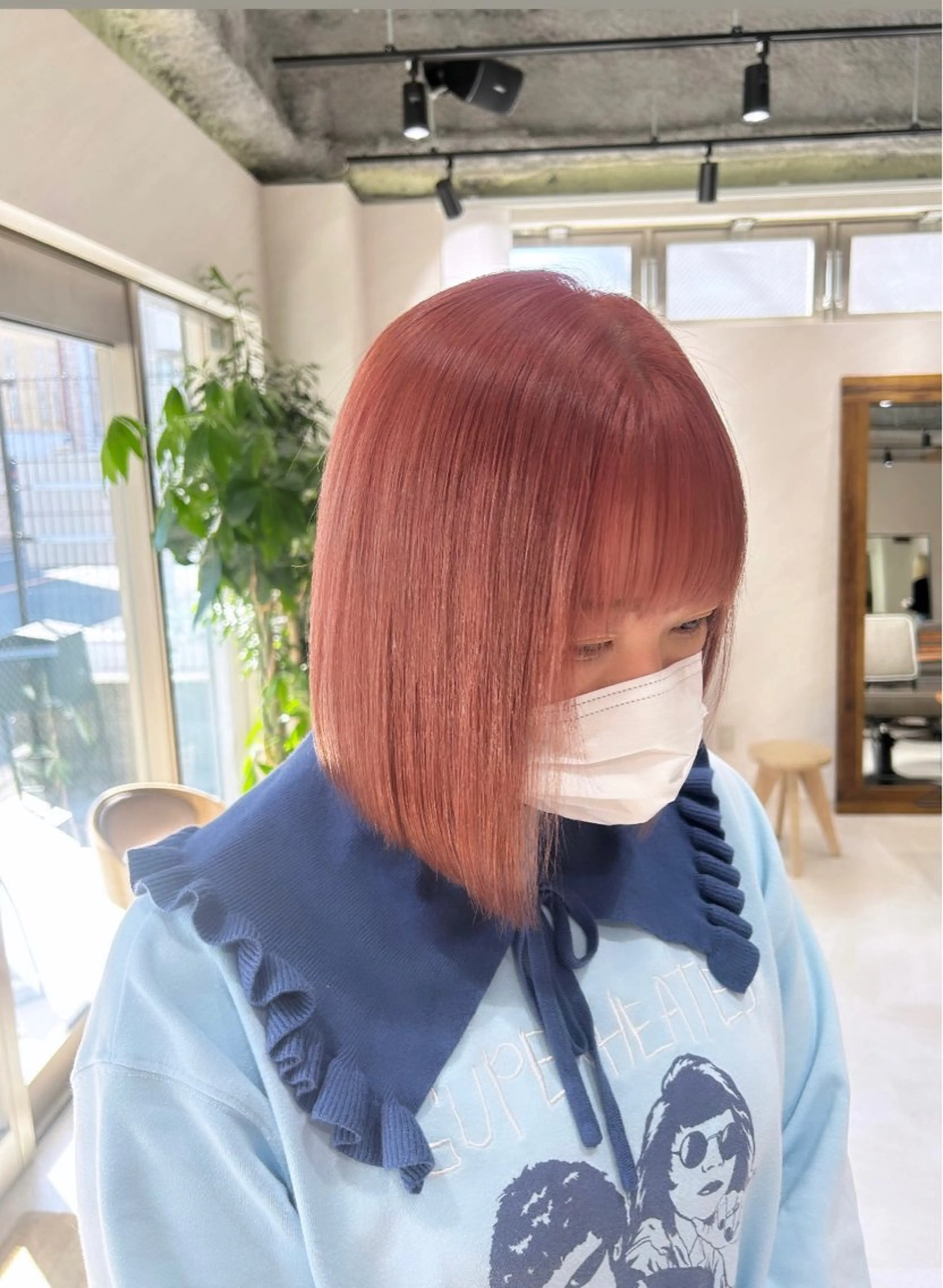 ミディアム カラー ヘアカラー トリートメント ヘアセット 🌷横浜/レイヤー /艶カラー🌷のヘアスタイル