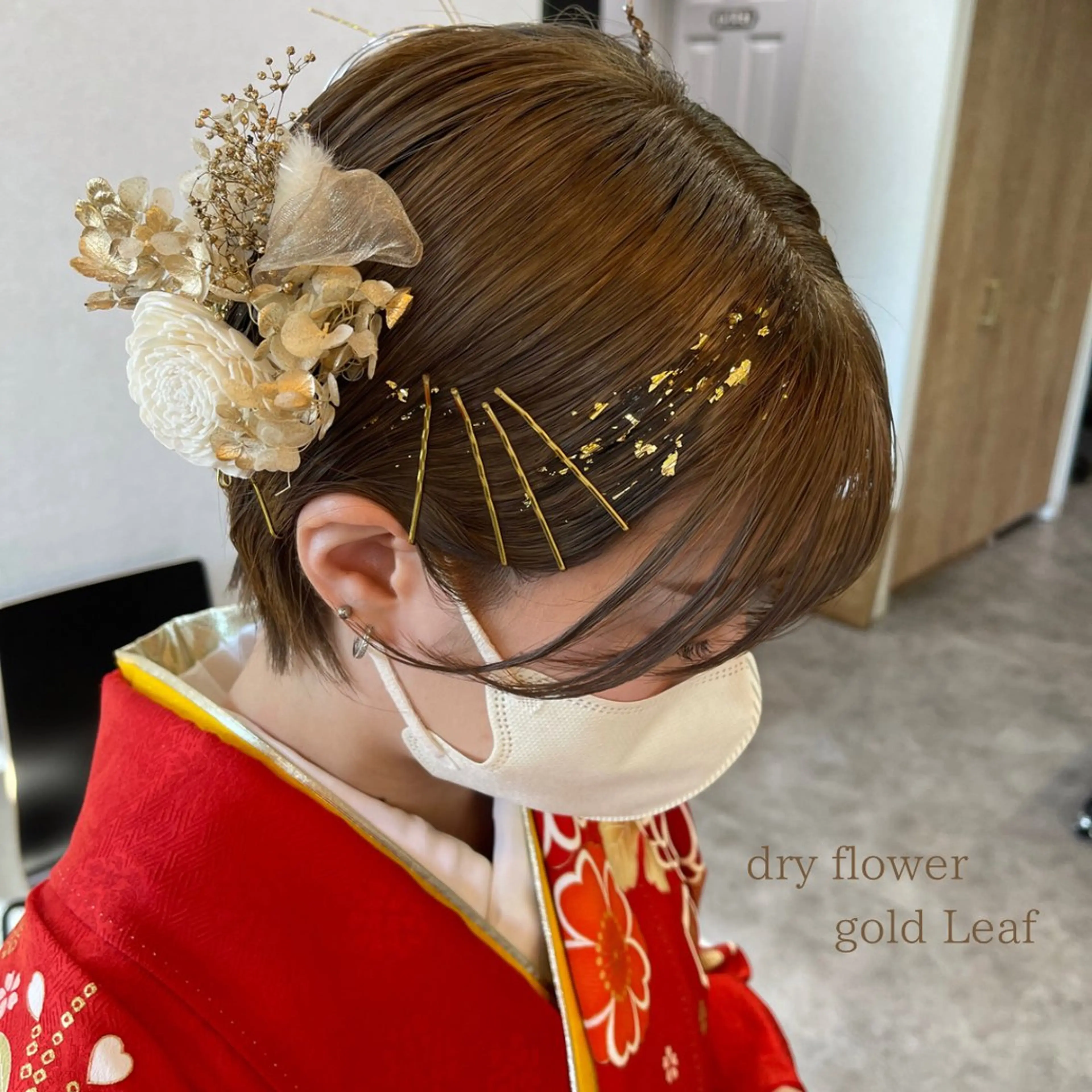 ショート ヘアアレンジ 結婚式・ブライダル デート 卒業式のヘアスタイル charm《銀座》 ヘアセット/縮毛矯正のヘアスタイル