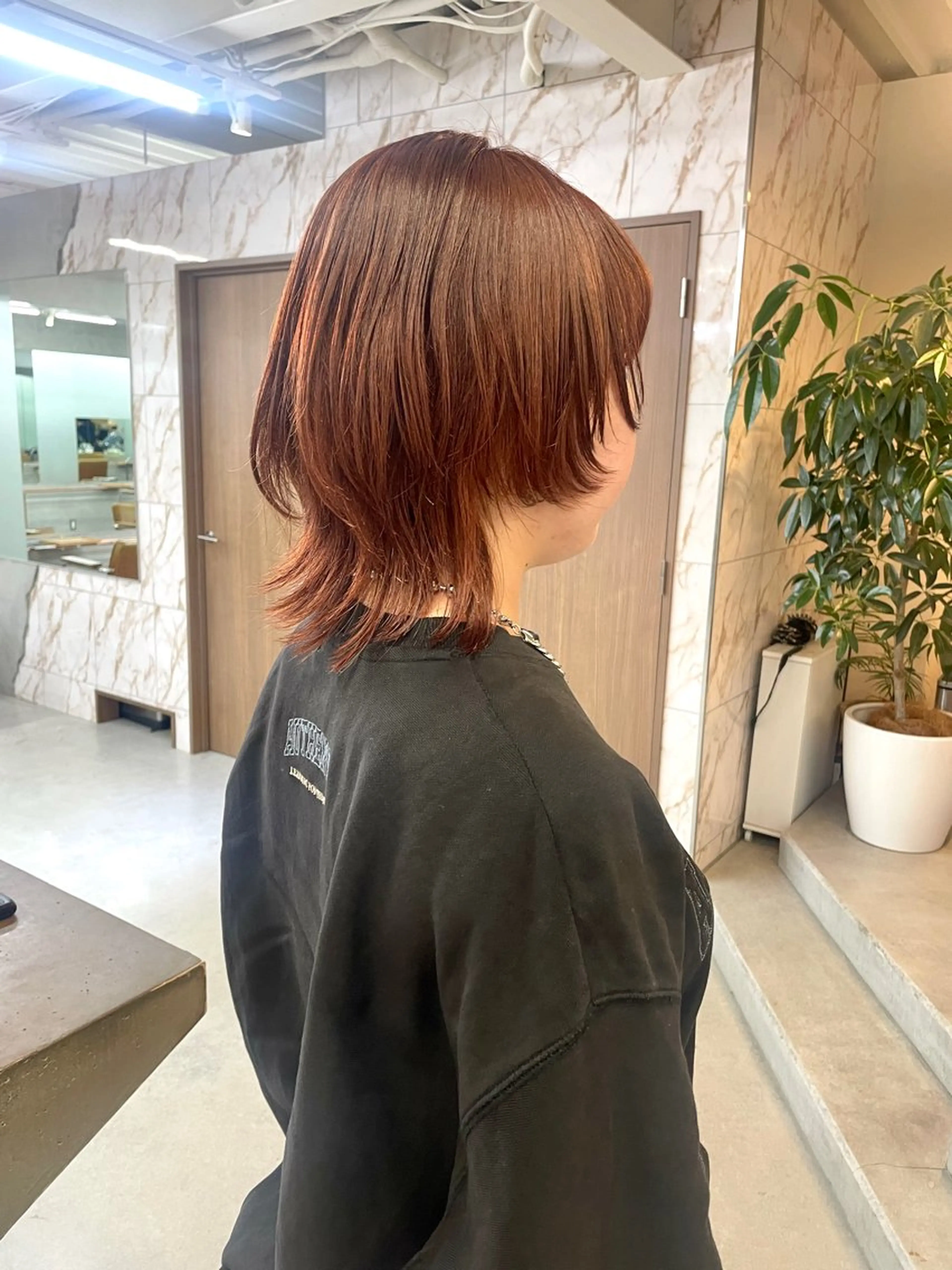 🇰🇷韓国風ダブルカラー＋カット🇰🇷トリートメント付き🫶🏻45%off💙ケアブリーチ追加で＋2400円🌙の写真