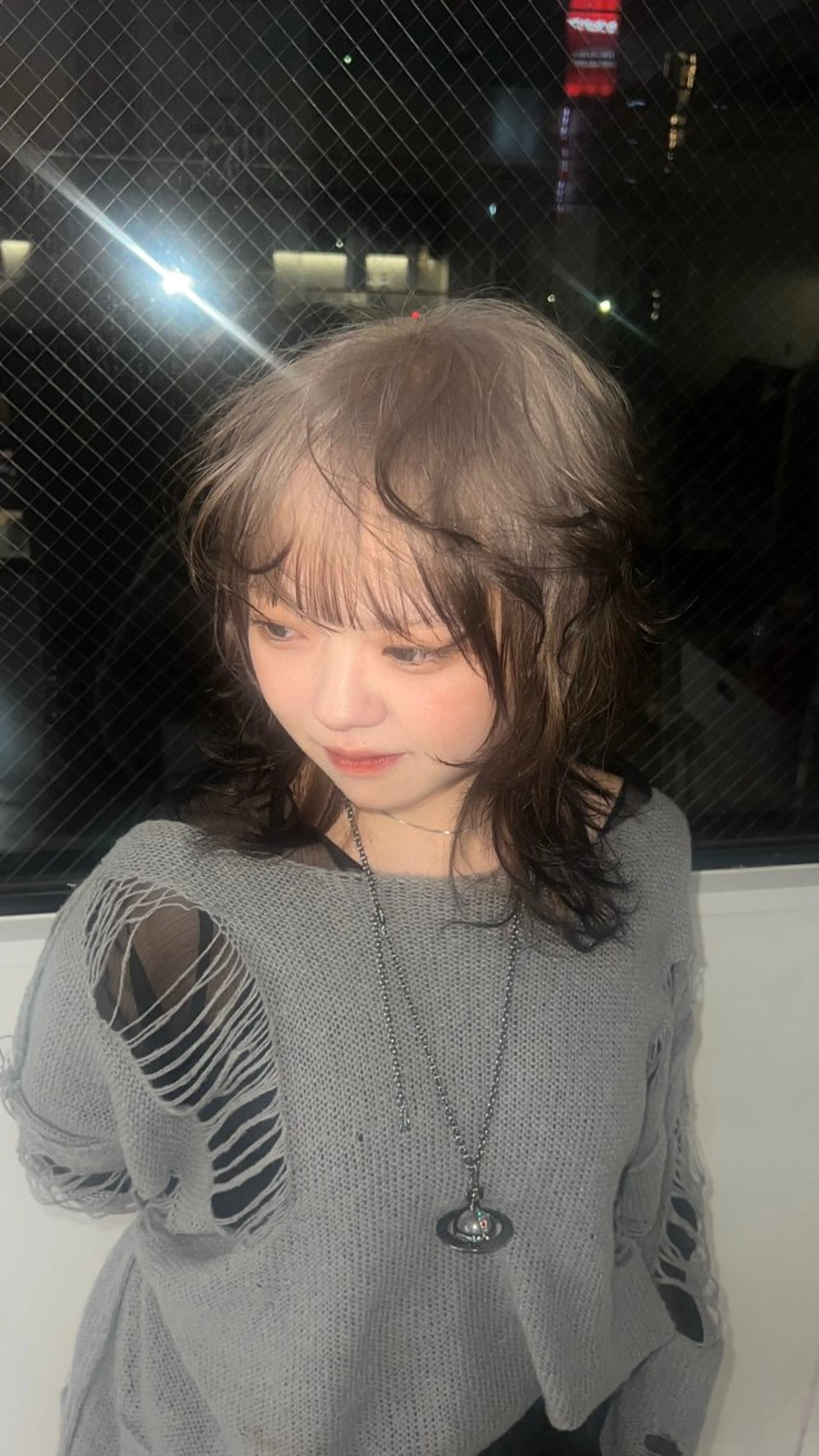 ロング カラー ヘアカラー エフェクトブリーチ／ レイヤーカット／翔のヘアスタイル