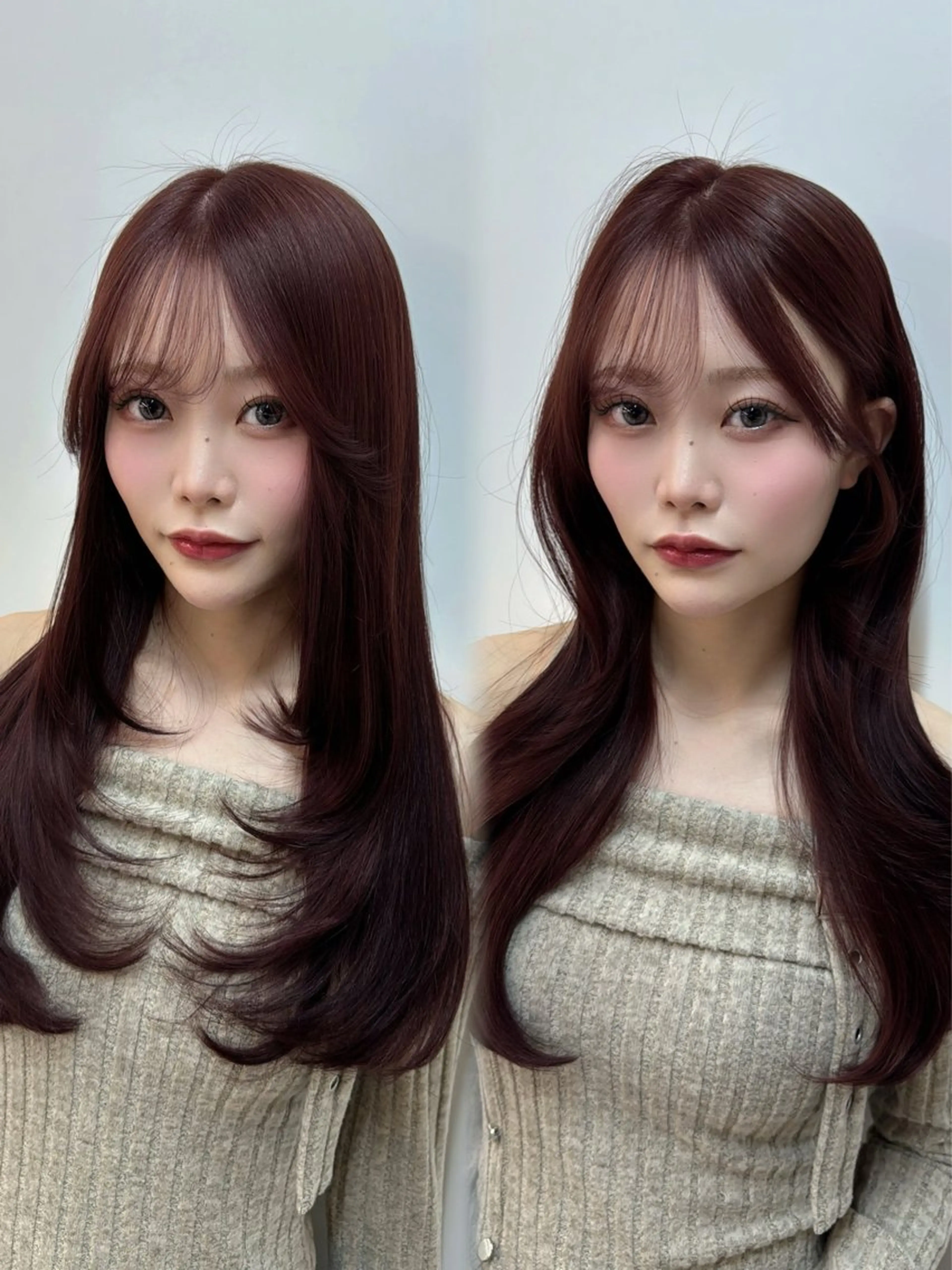 ロング レイヤーカット/ 艶カラー/山内一暉のヘアスタイル