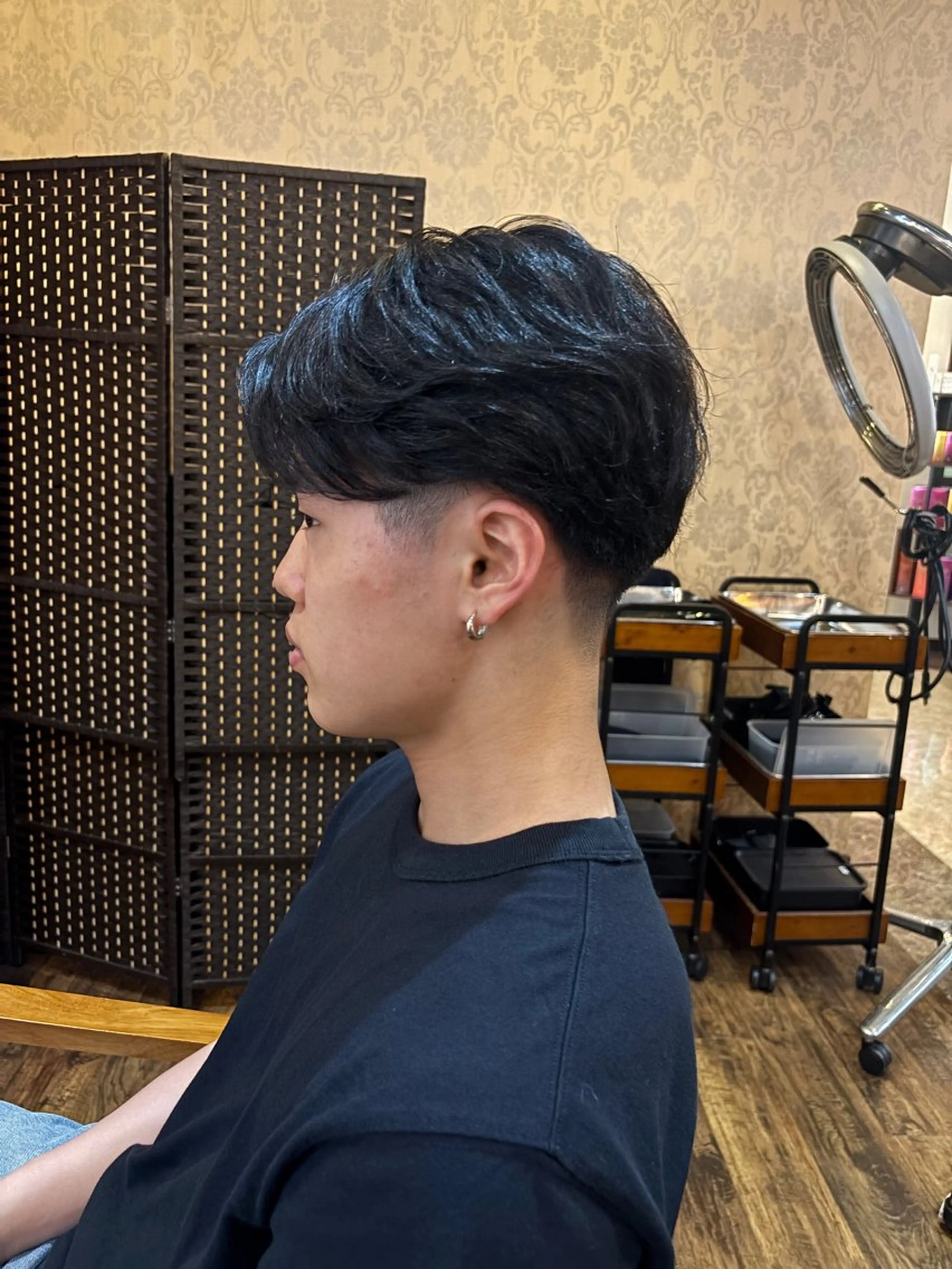 メンズ センターパート 菅野 涼 ARTS litaのヘアスタイル