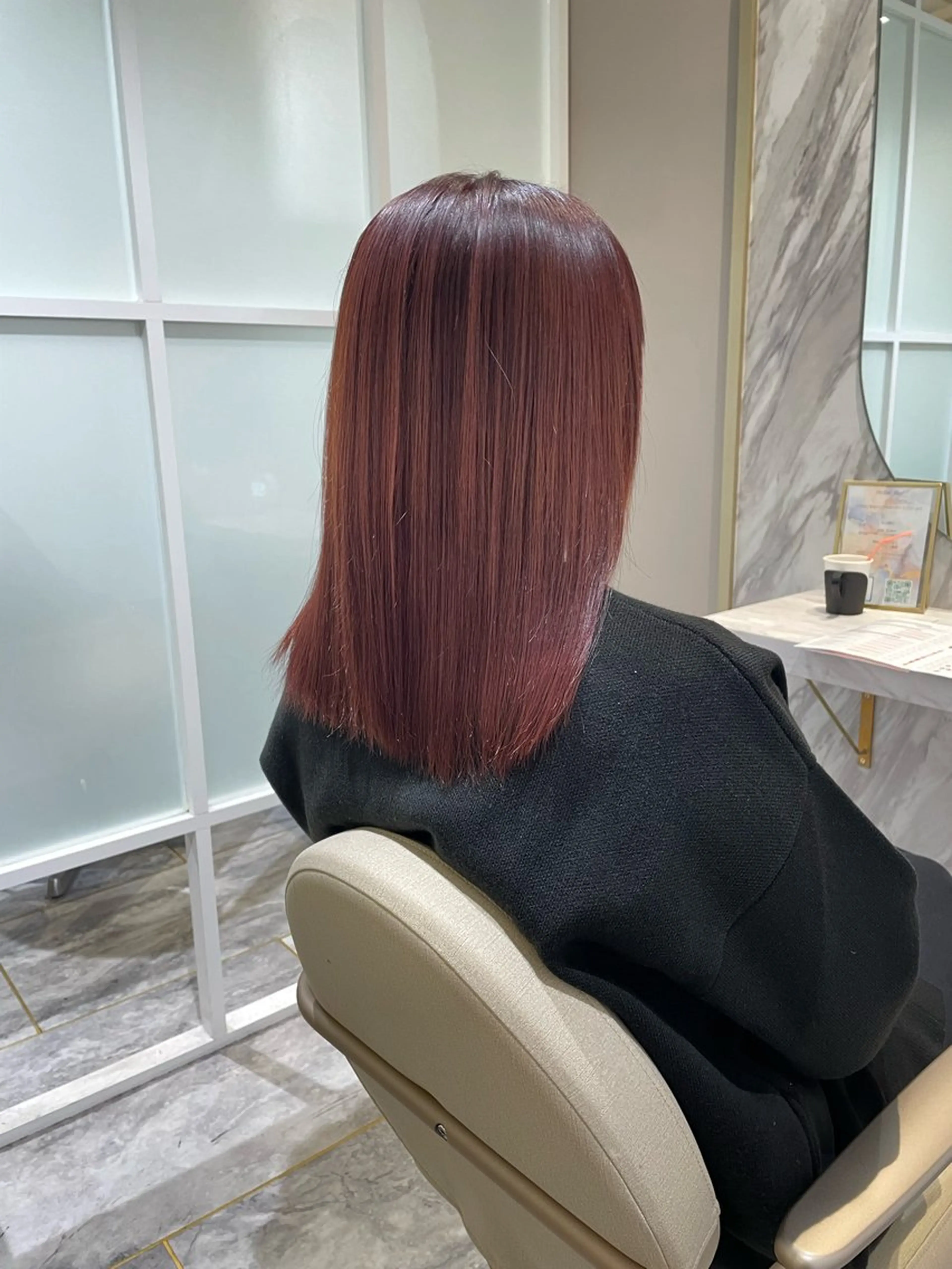 ミディアム カラー ヘアカラー トリートメント 🌷tocca Mai🌷のヘアスタイル