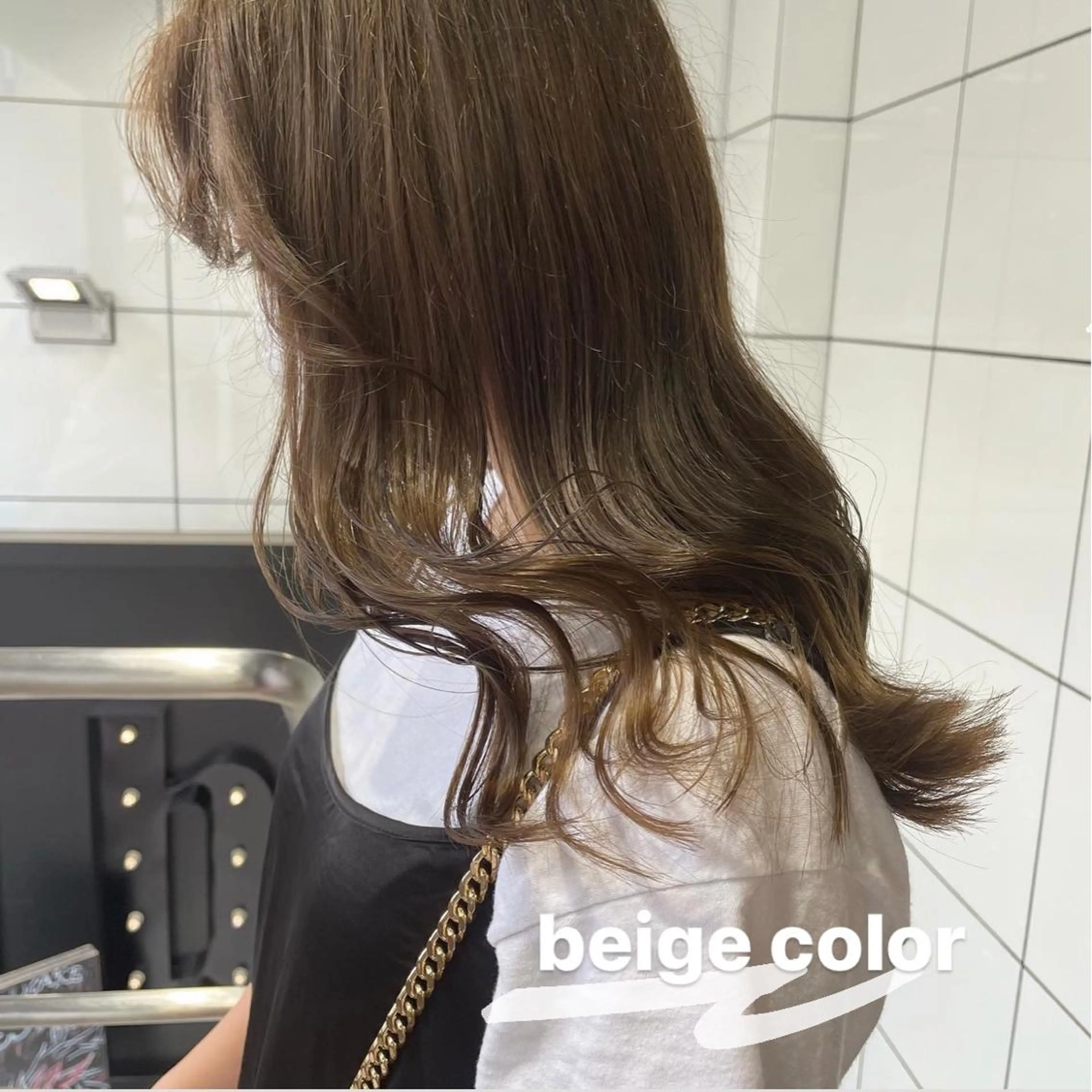 ミディアム カラー 髪質改善 ヘアカラー 韓国ヘア🦋 MIYUのヘアスタイル