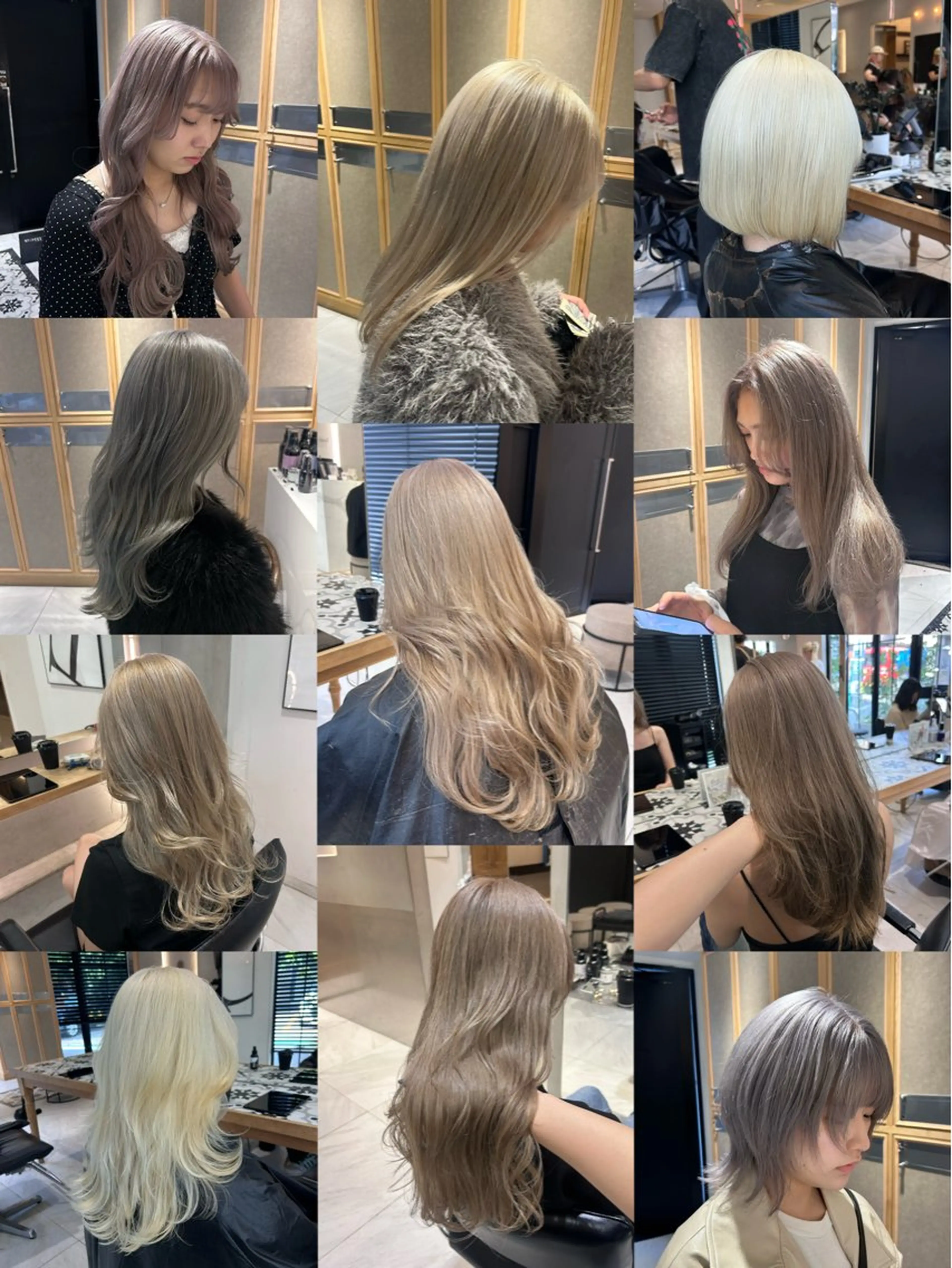 カラー ハイトーンカラー ヘアカラー トリートメント ヘッドスパ ヘアセット miko🪽地毛風/ ハイトーン/レイヤーのヘアスタイル