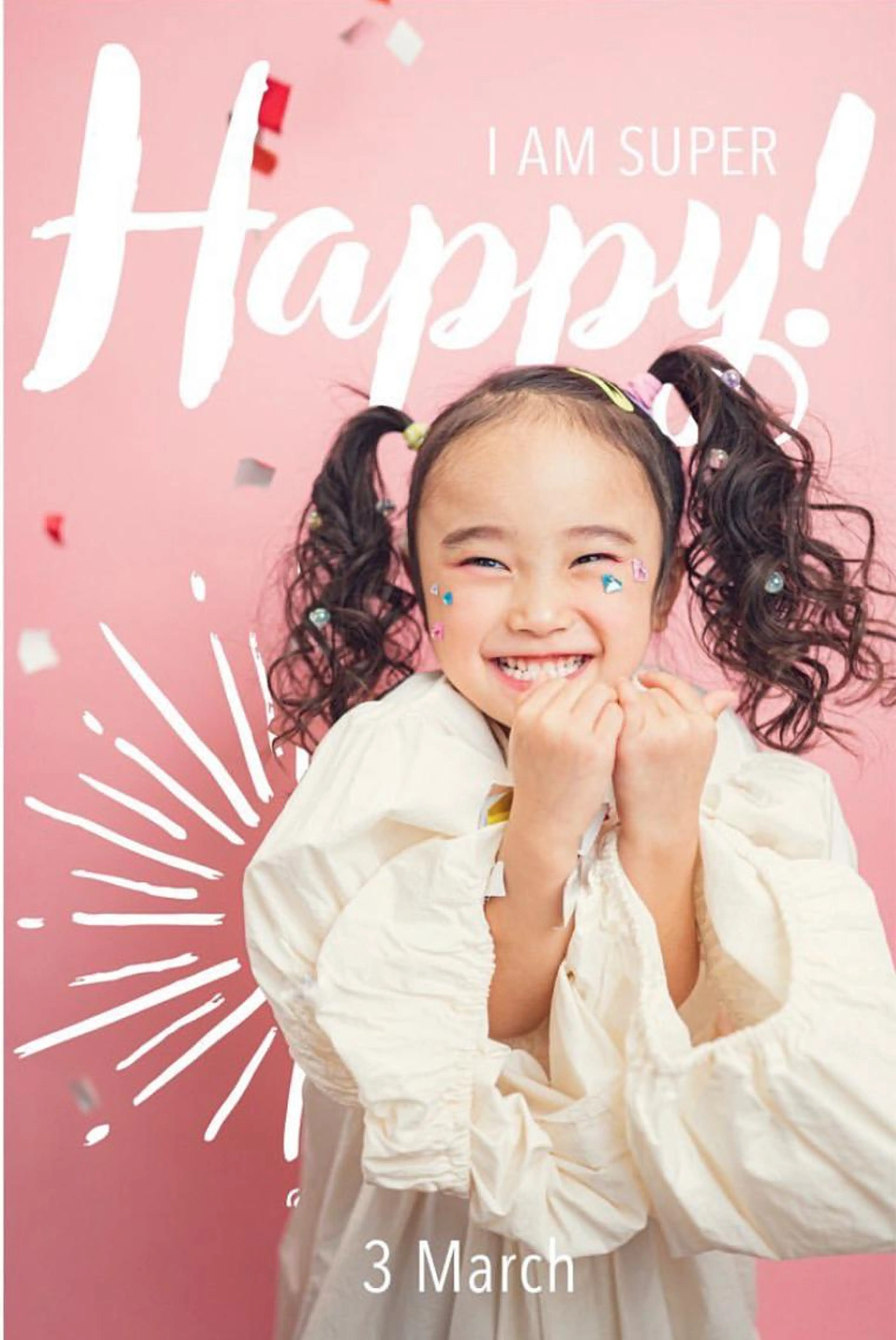 お子様向け🍭可愛いヘアメイクで撮影📸の写真