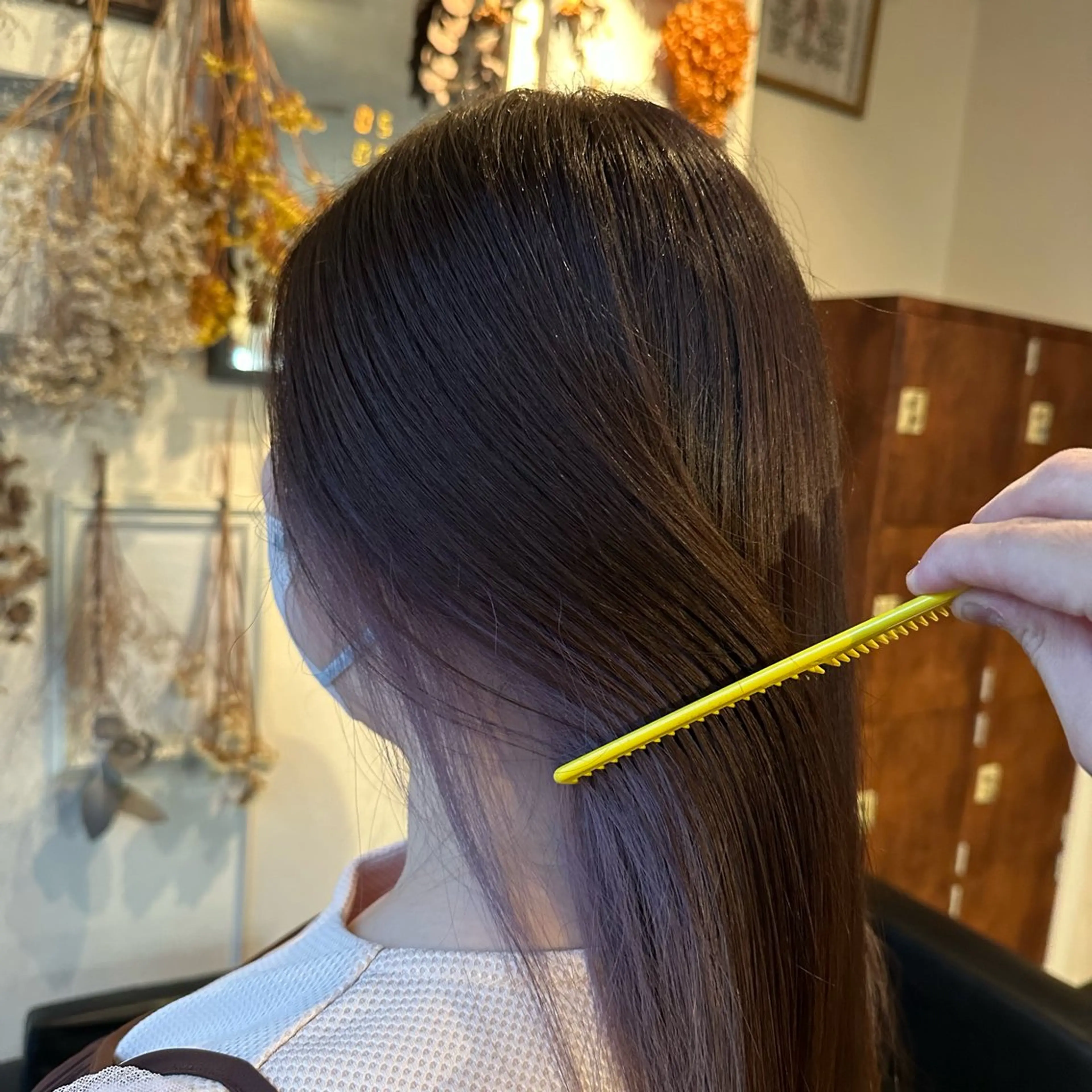 ロング カラー ベージュカラー インナーカラー ラベンダーカラー バイオレットカラー インナーカラー指名 No.1菊池柊真のヘアスタイル