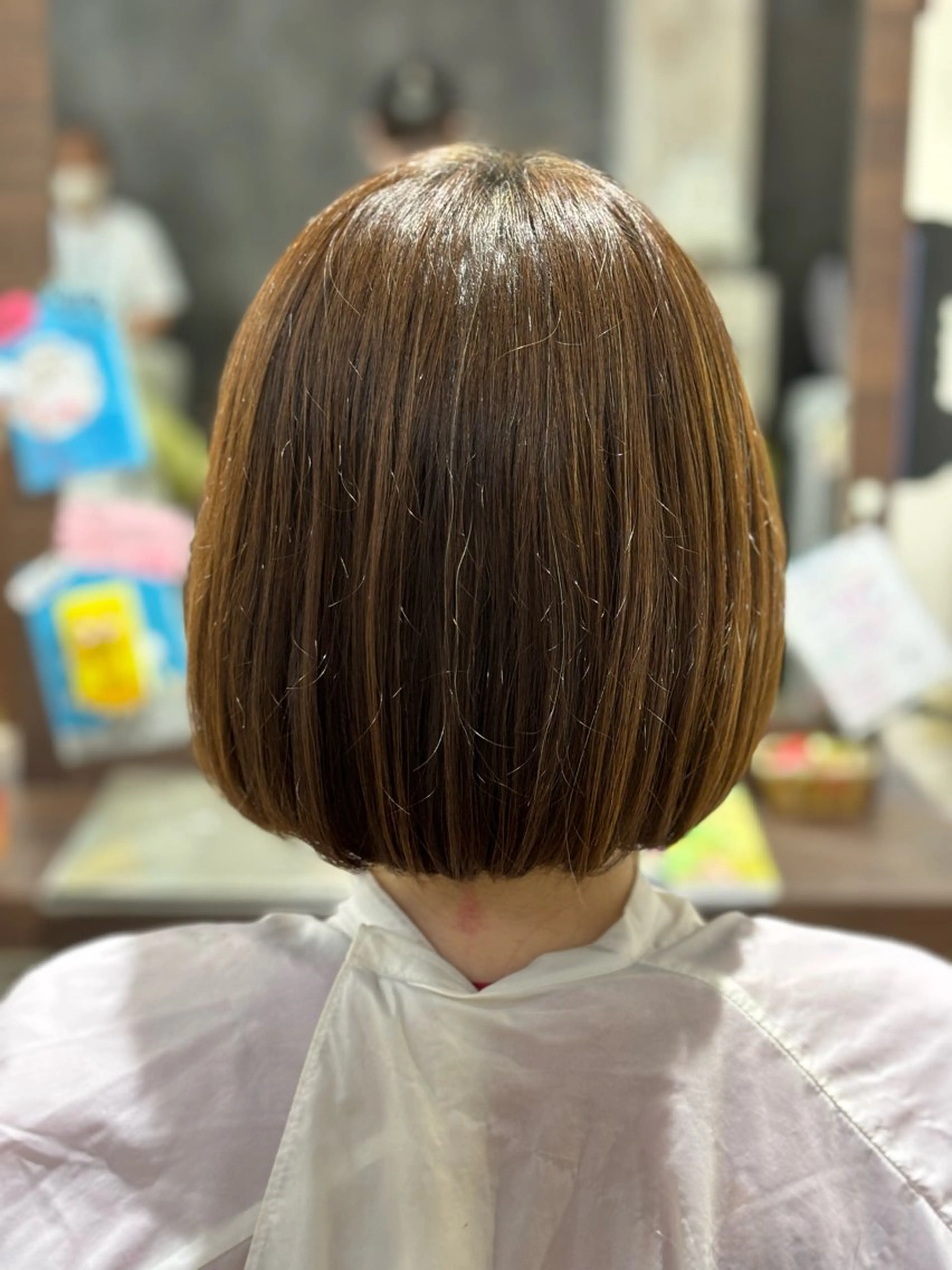 ショート ボブ もり はなののヘアスタイル