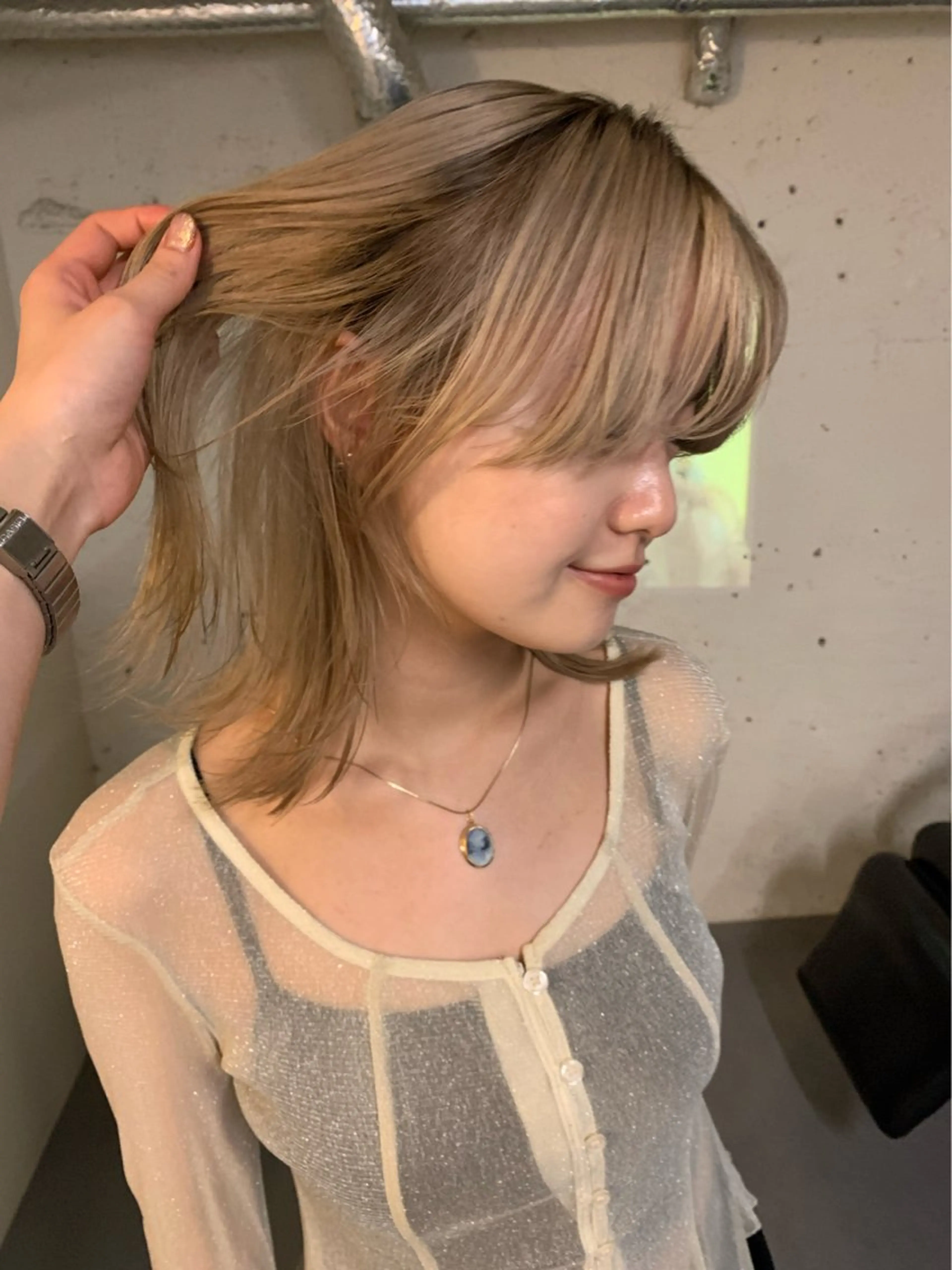 カラー ハッシュカット/ MAYAのヘアスタイル