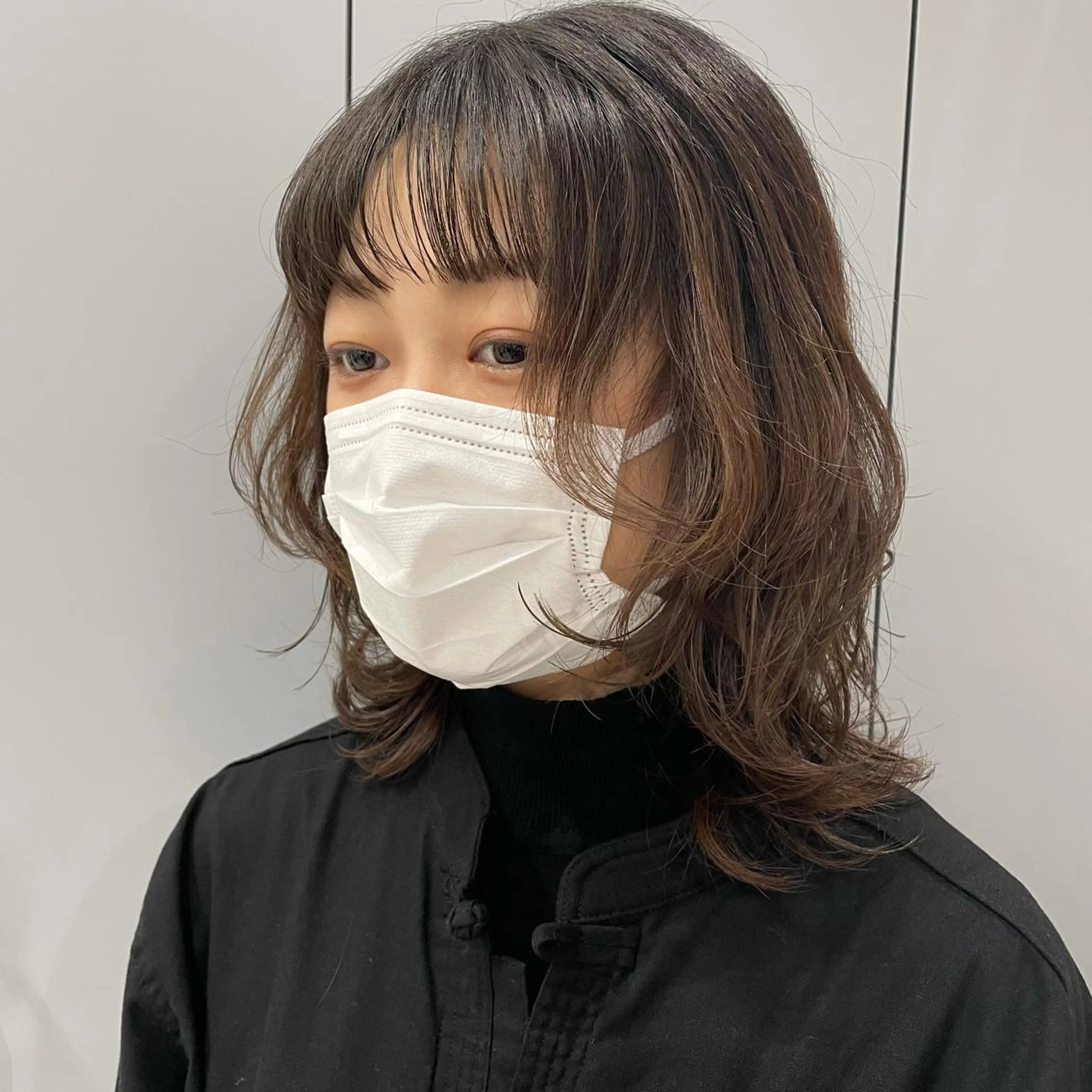 ミディアム レイヤーカット カット トリートメント volta∞knot所属・狩野 羅夢のヘアスタイル