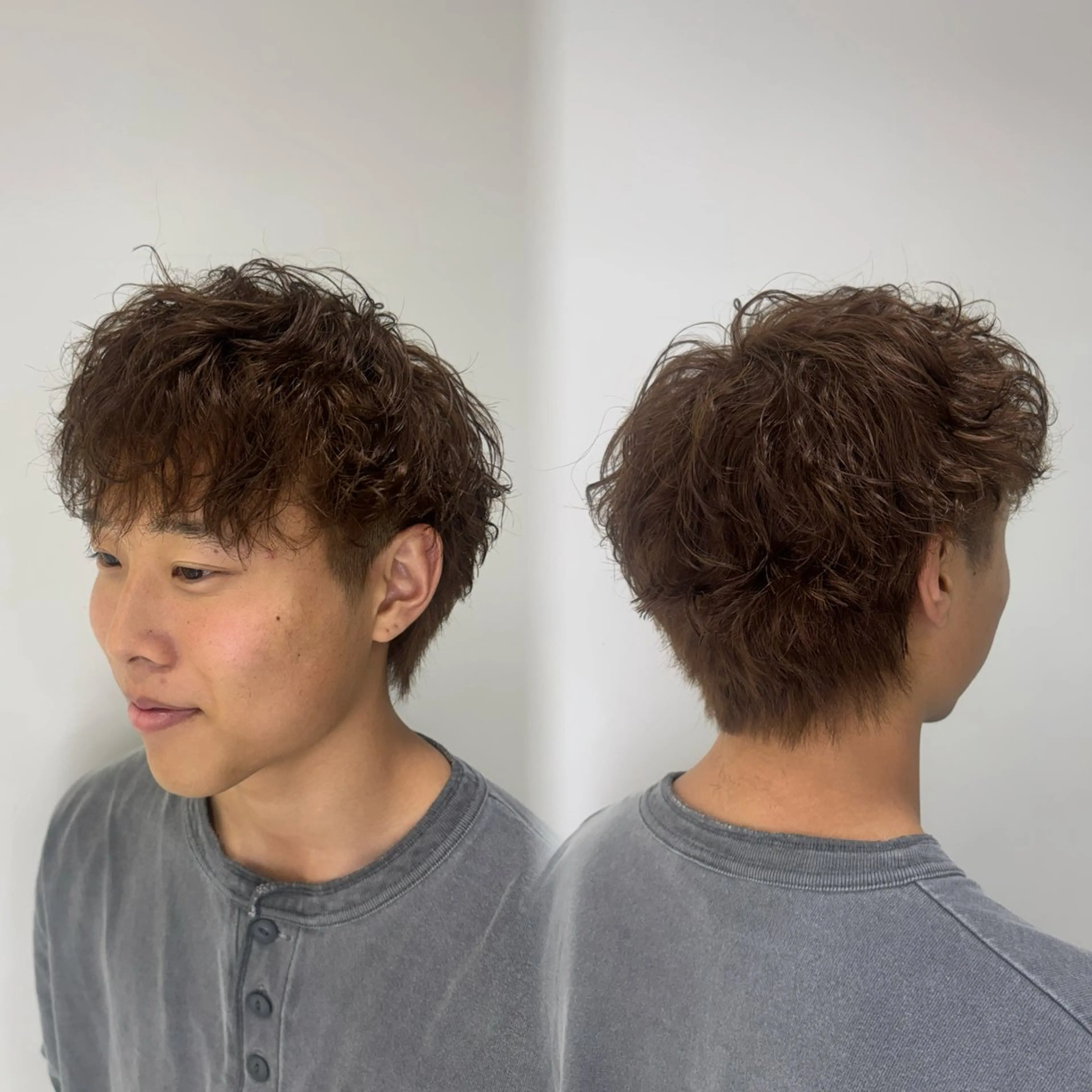 パーマ メンズ パーマ Ash/ tomona𝜗𝜚のヘアスタイル