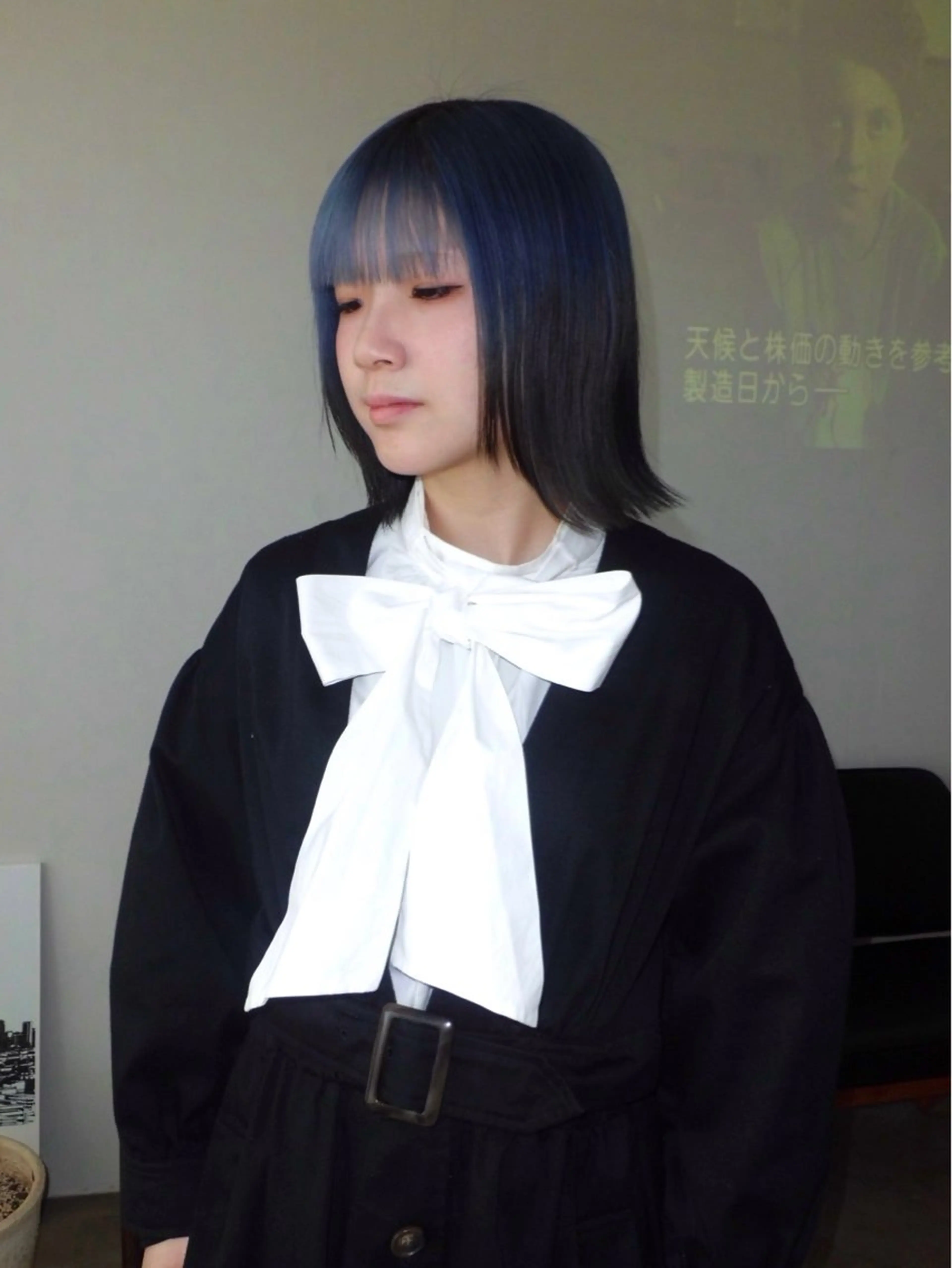 ミディアム カラー swag所属・マユウ 豊橋のヘアスタイル