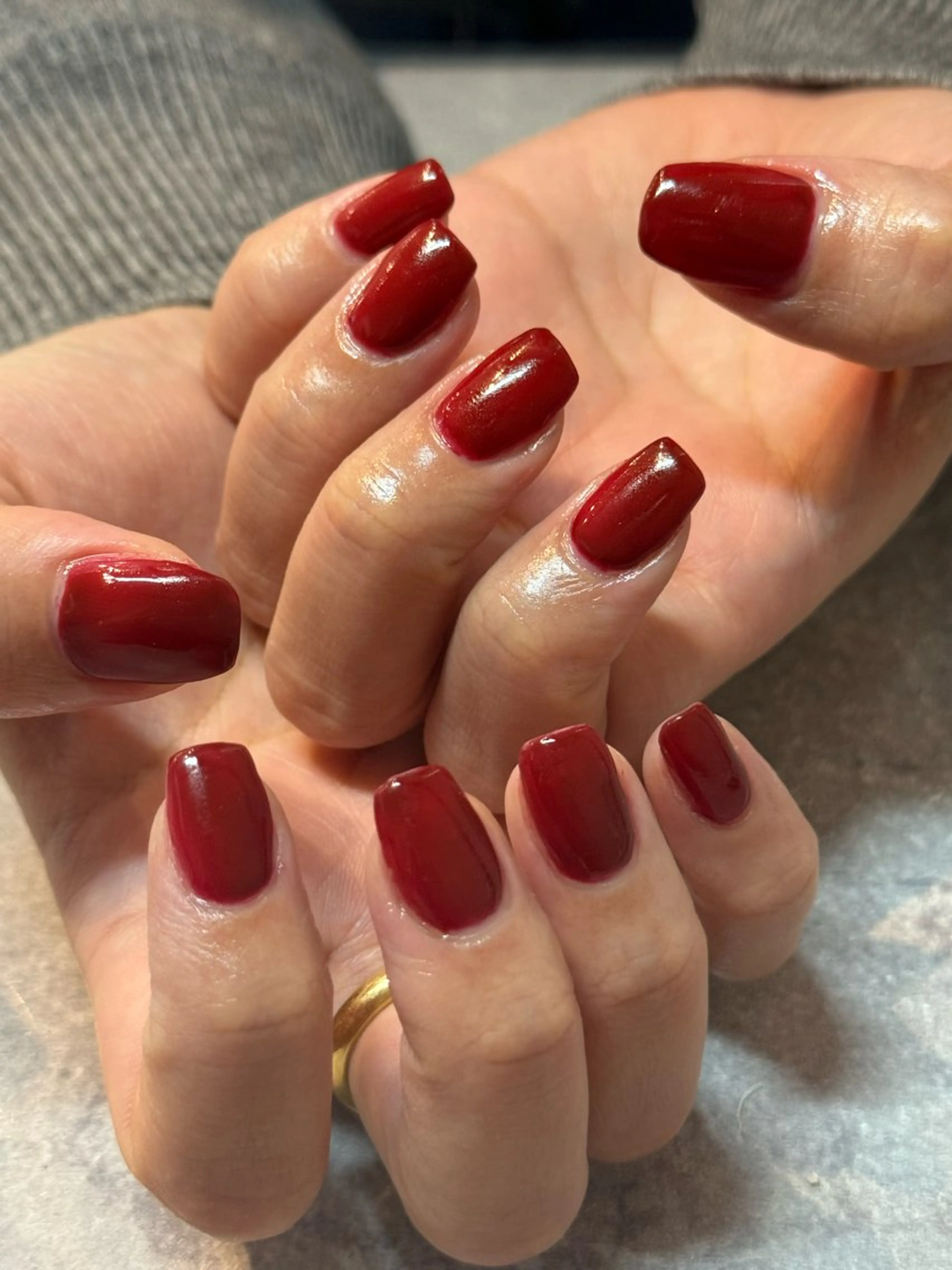 ネイル ボルドー ハンドネイル N. NATSUMIのネイルデザイン