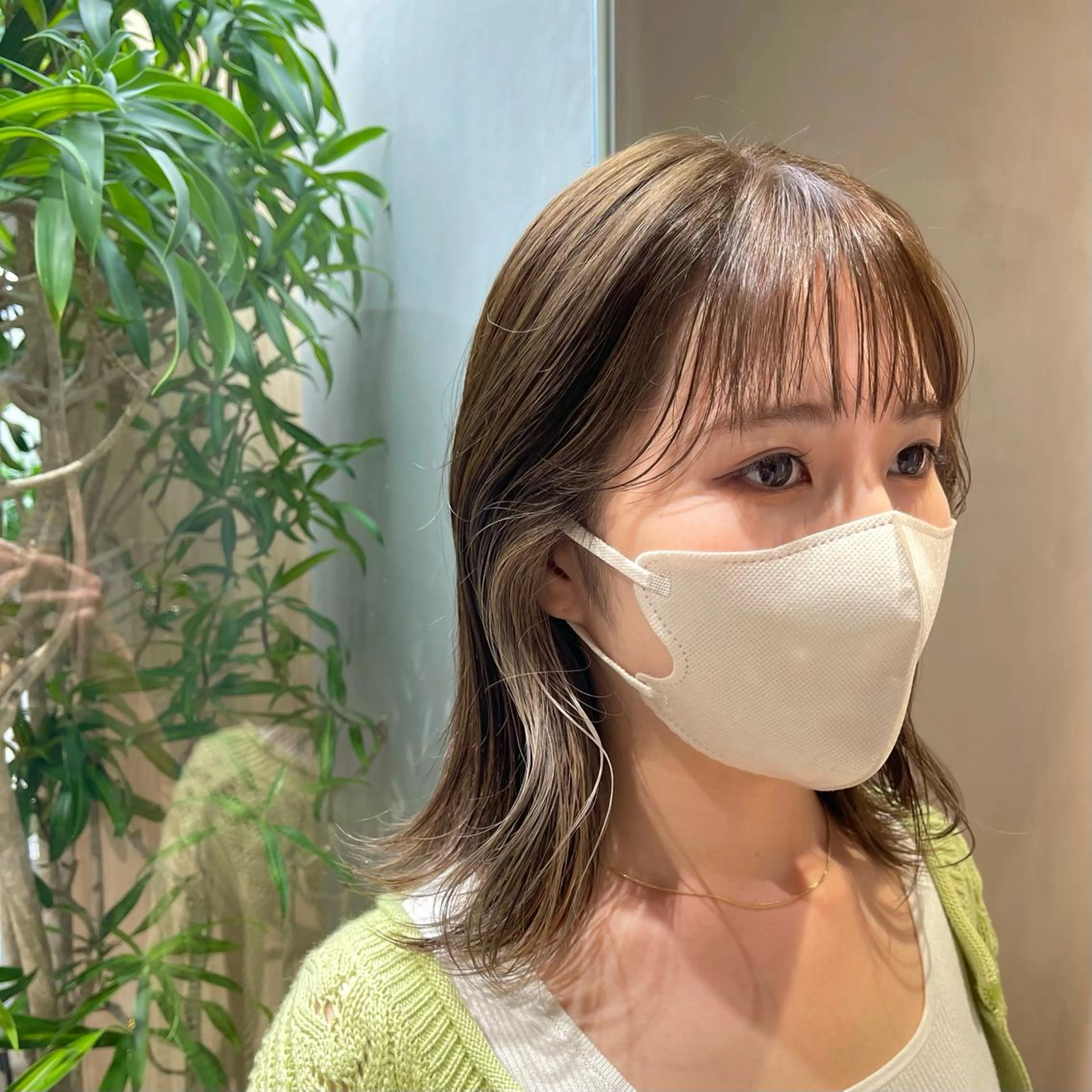 ミディアム カラー MINX所属・🌈モテるベージュ カラー💕成島 宙のヘアスタイル