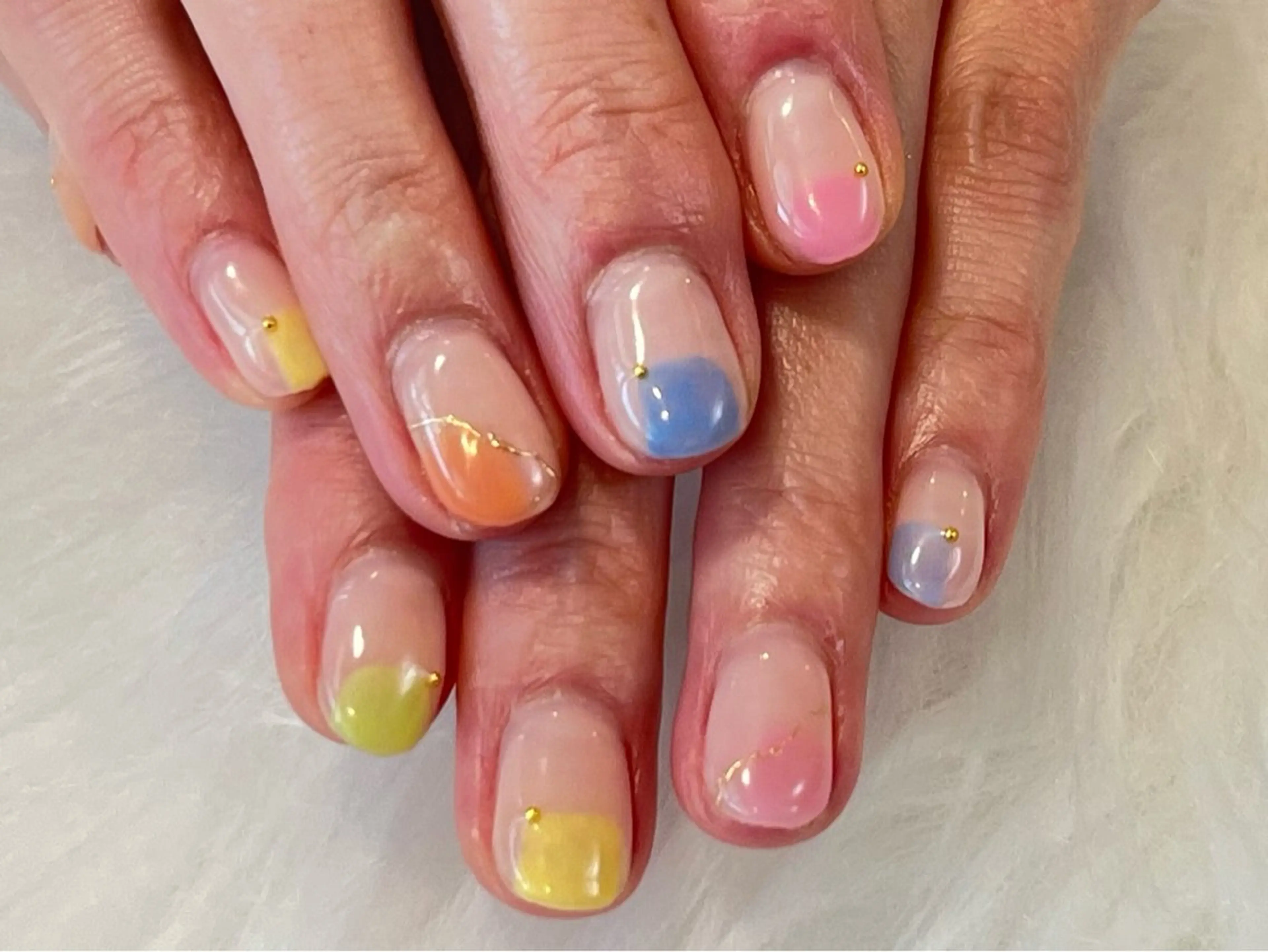 ネイル 春ネイル ハンドネイル フットネイル an'reve ♥RIEのネイルデザイン