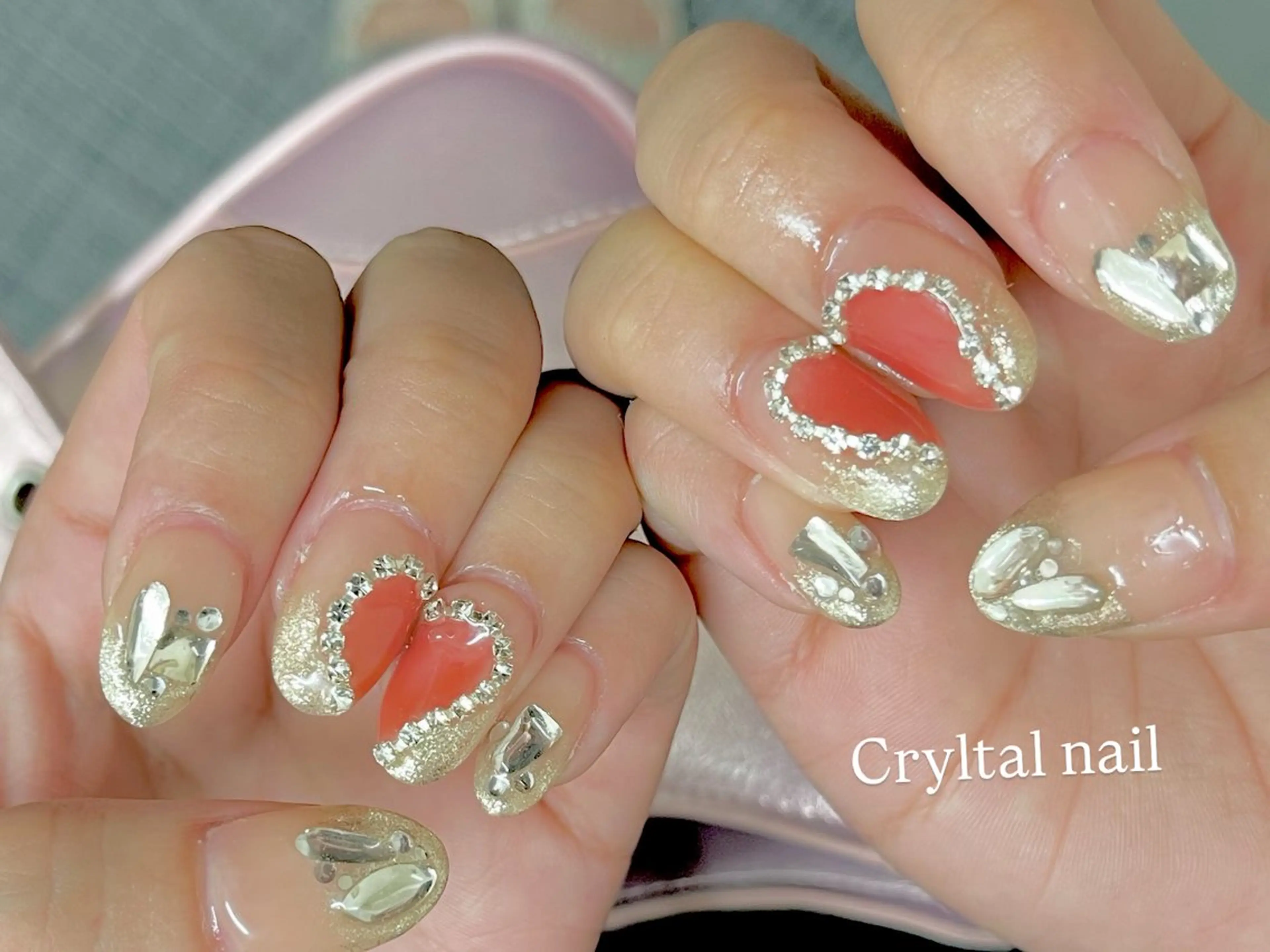 ネイル ハート Queen nail所属・QUEENＮA IＬ JR寺田町1分のネイルデザイン