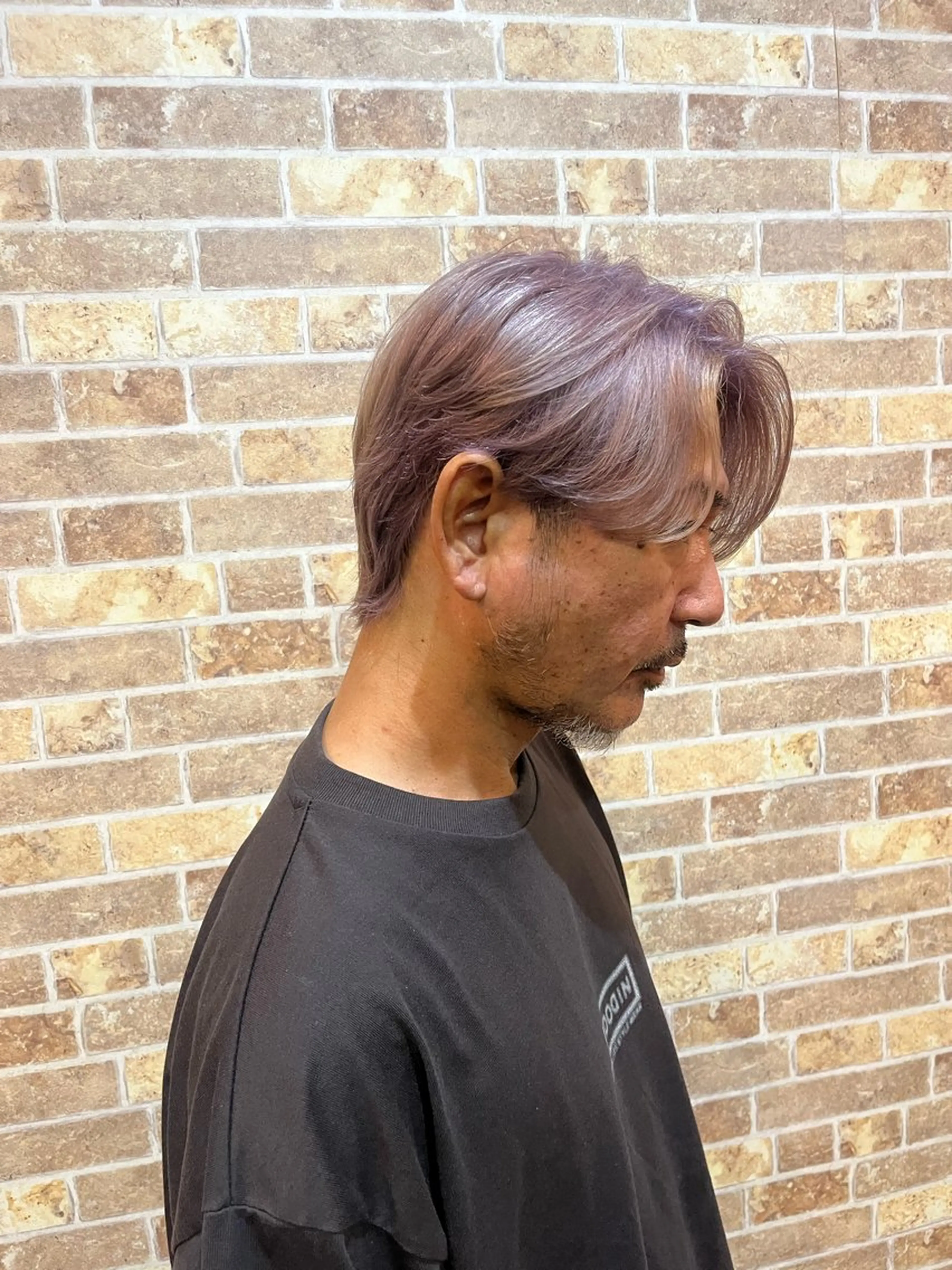 カラー メンズ センターパート Hair creation Andz所属・🐼メンズ特化🐼 ✂️福田凌央✂️のヘアスタイル