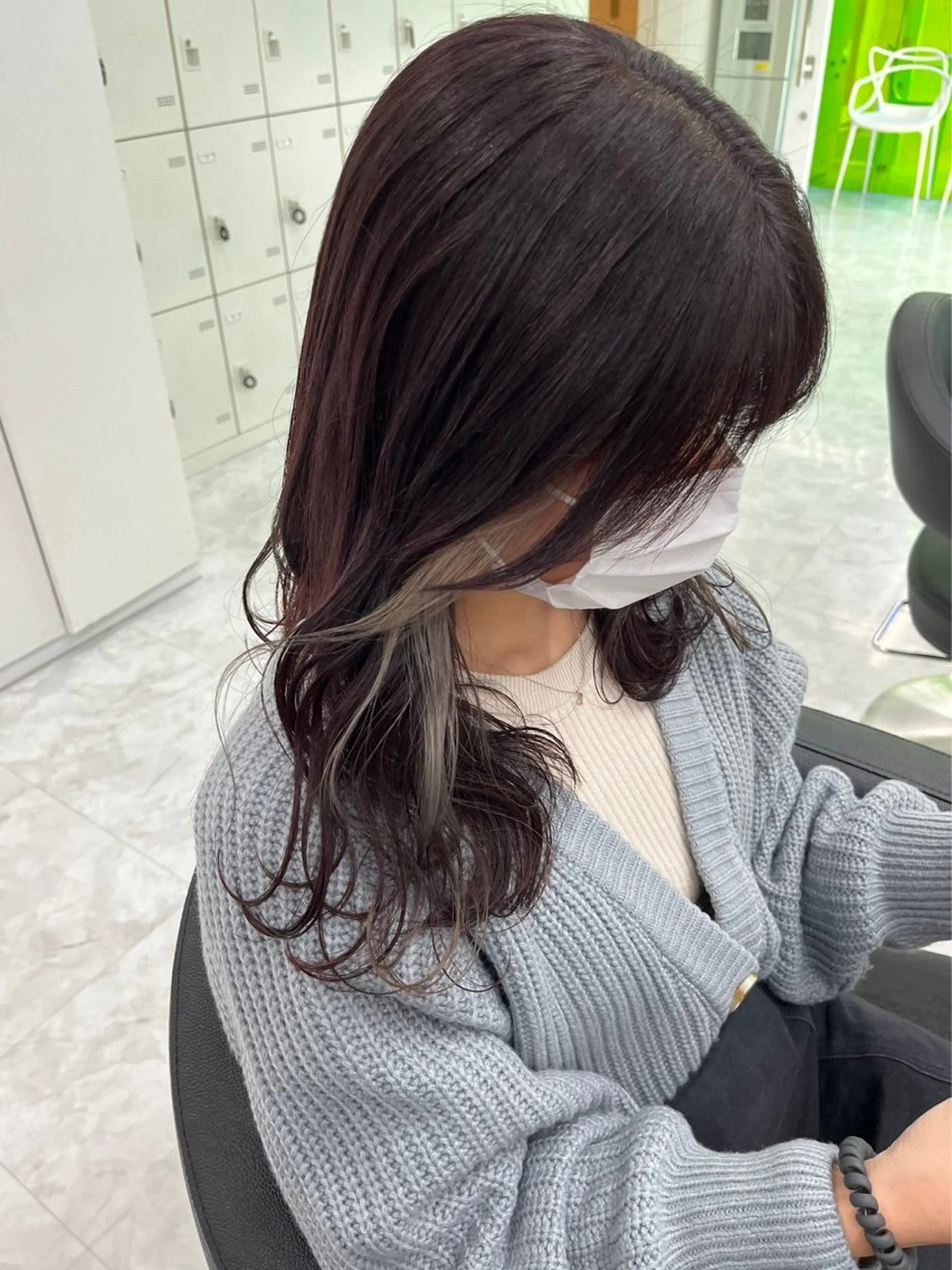 カラー ヘアカラー トリートメント 似合わせ💗透け感 💗うる艶カラー💗のヘアスタイル