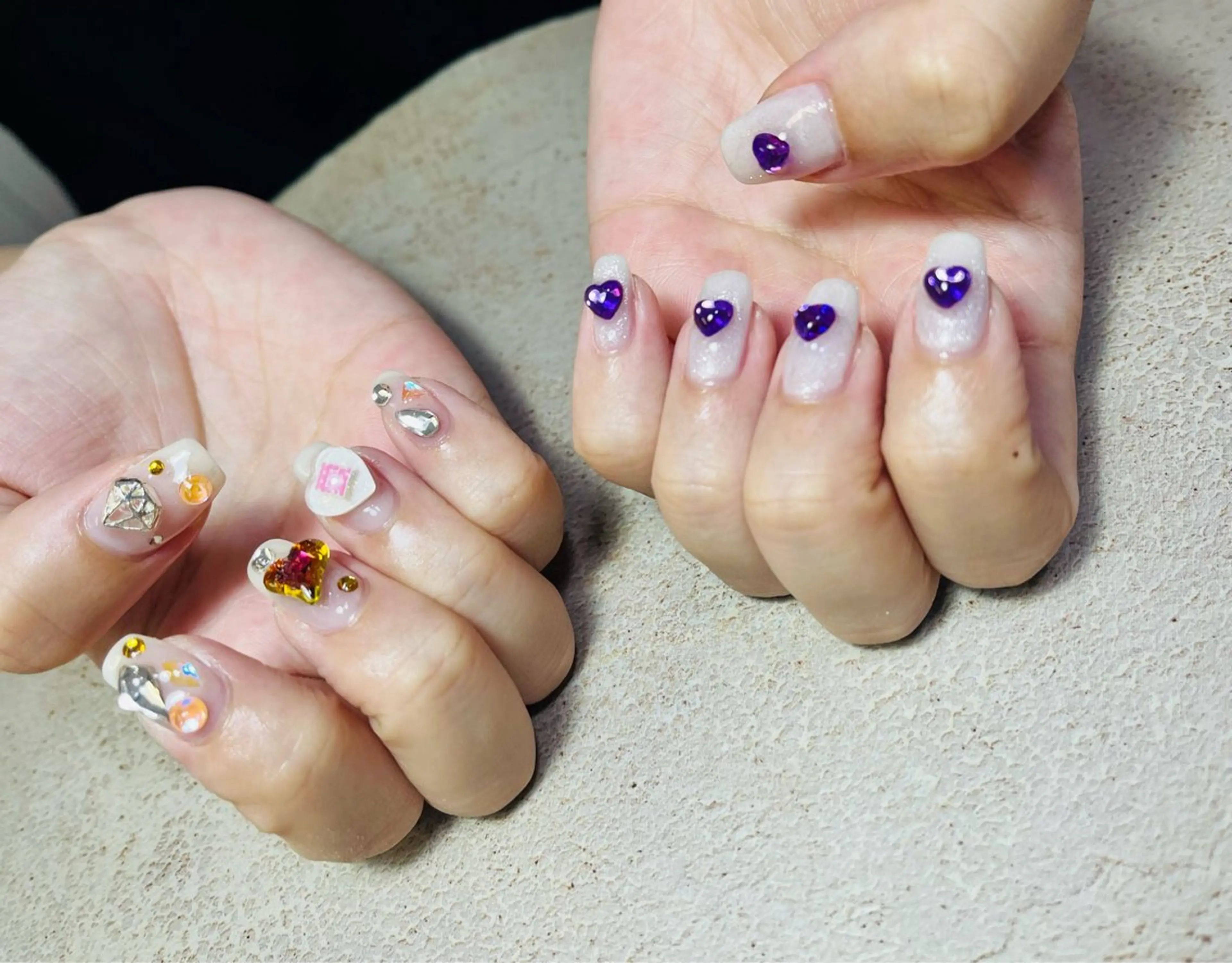 ネイル ハンドネイル goldgleams ちなのネイルデザイン