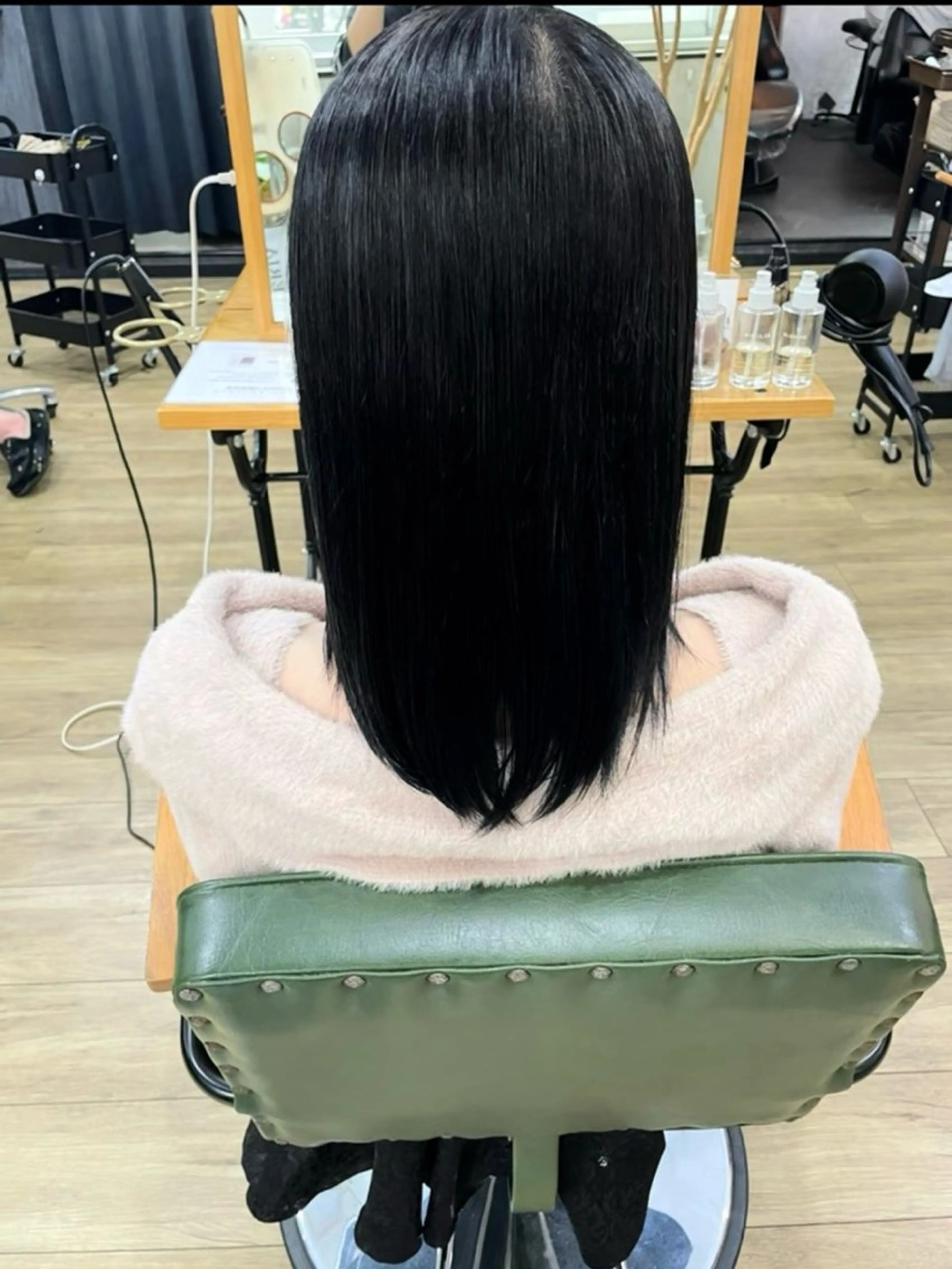 縮毛矯正の写真