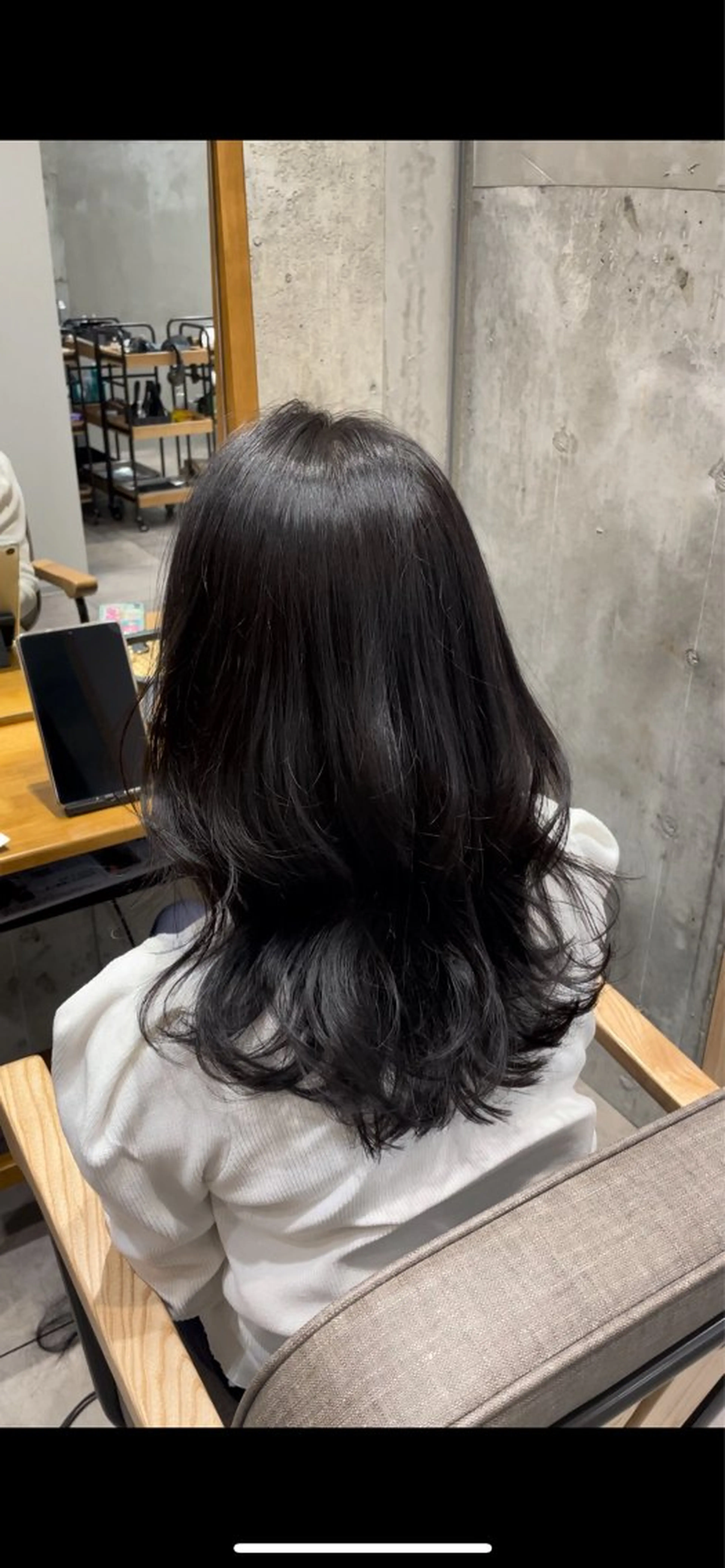 セミロング ヘアカラー トリートメント 顔周り/レイヤー🎀 natsumiのヘアスタイル