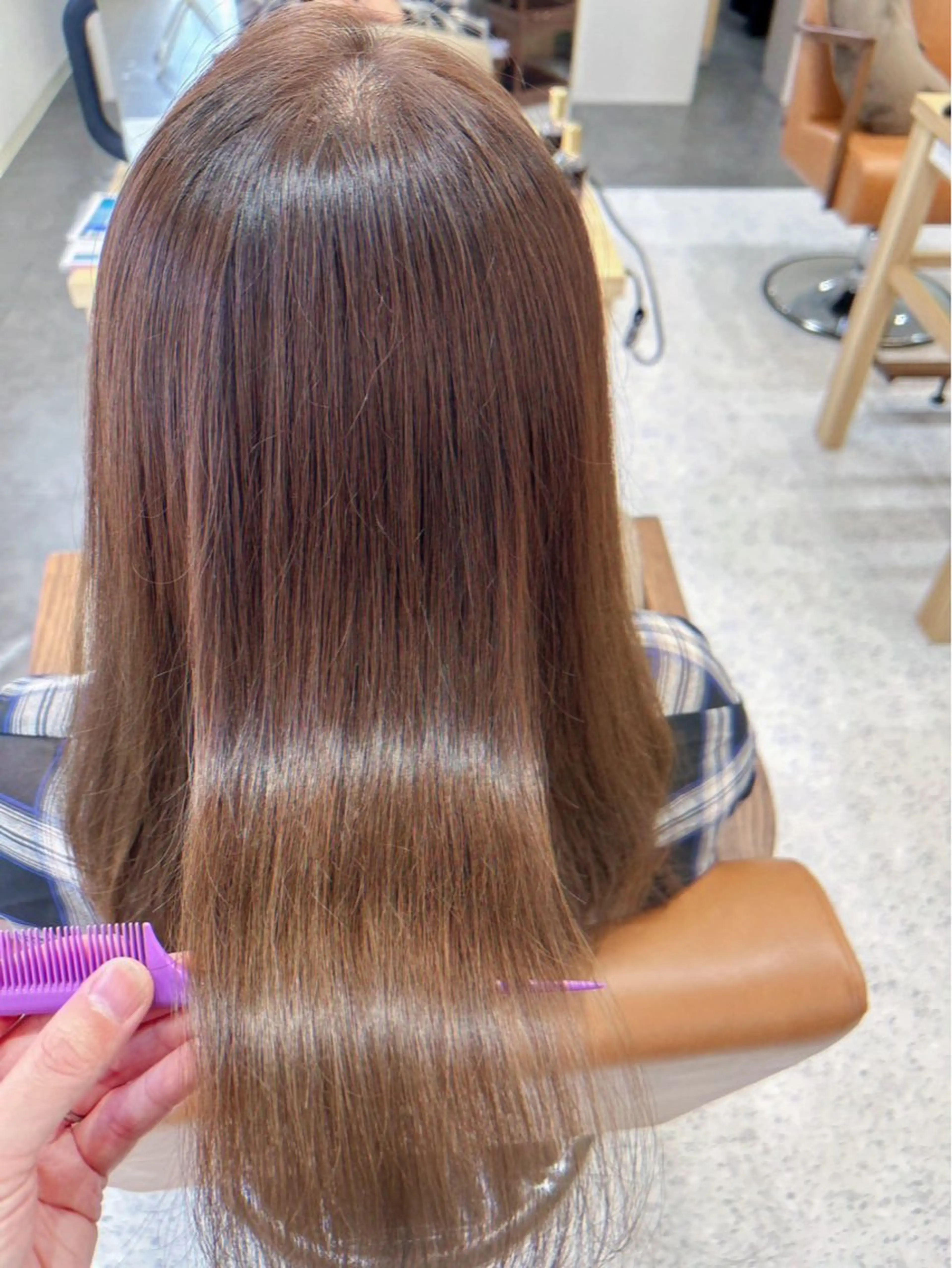 ミディアム カラー AFLOAT 田中みのりのヘアスタイル