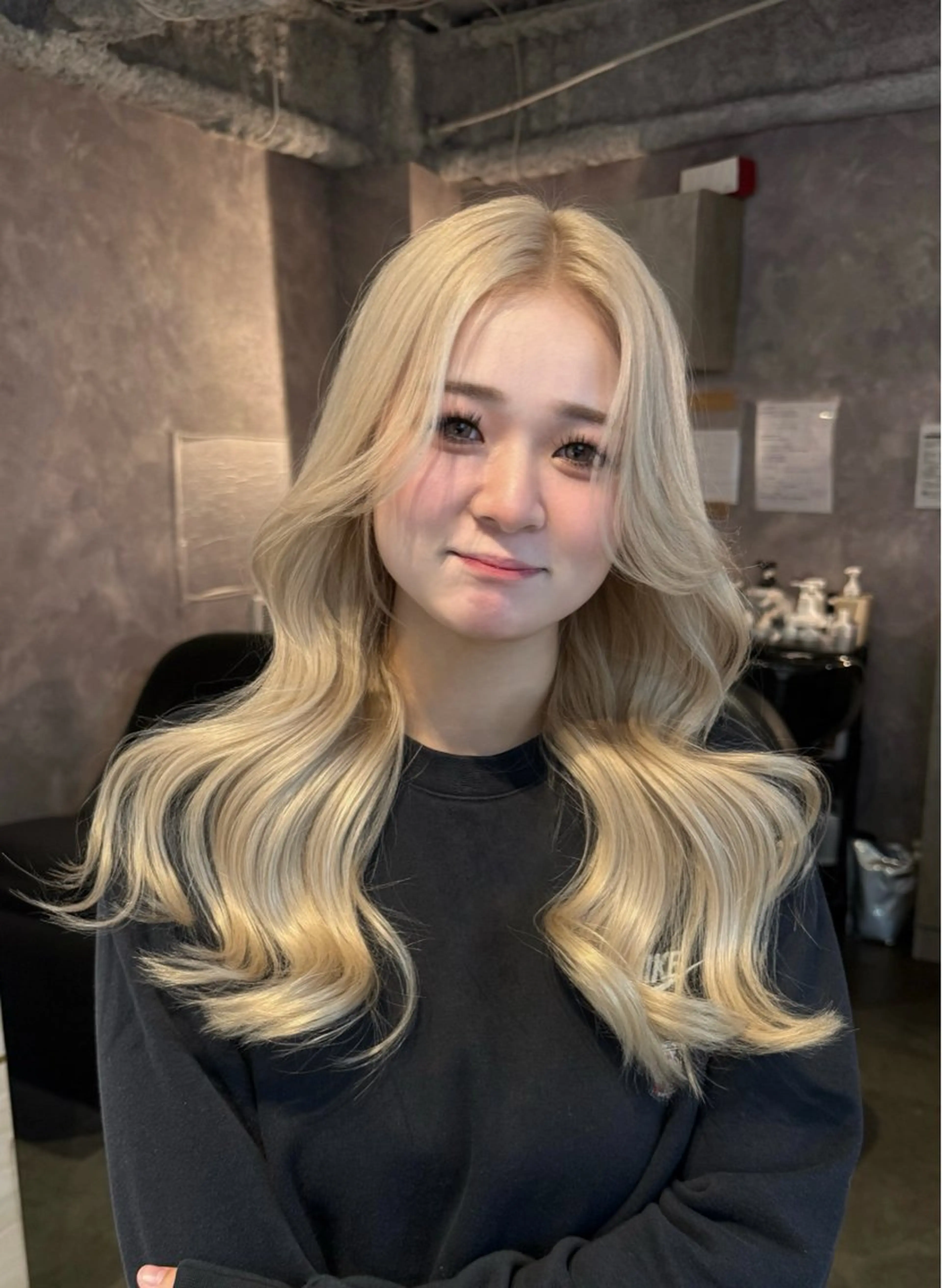 ロング カラー ヘアアレンジ ヘアカラー トリートメント elubylovis 🌼YUI🌿のヘアスタイル