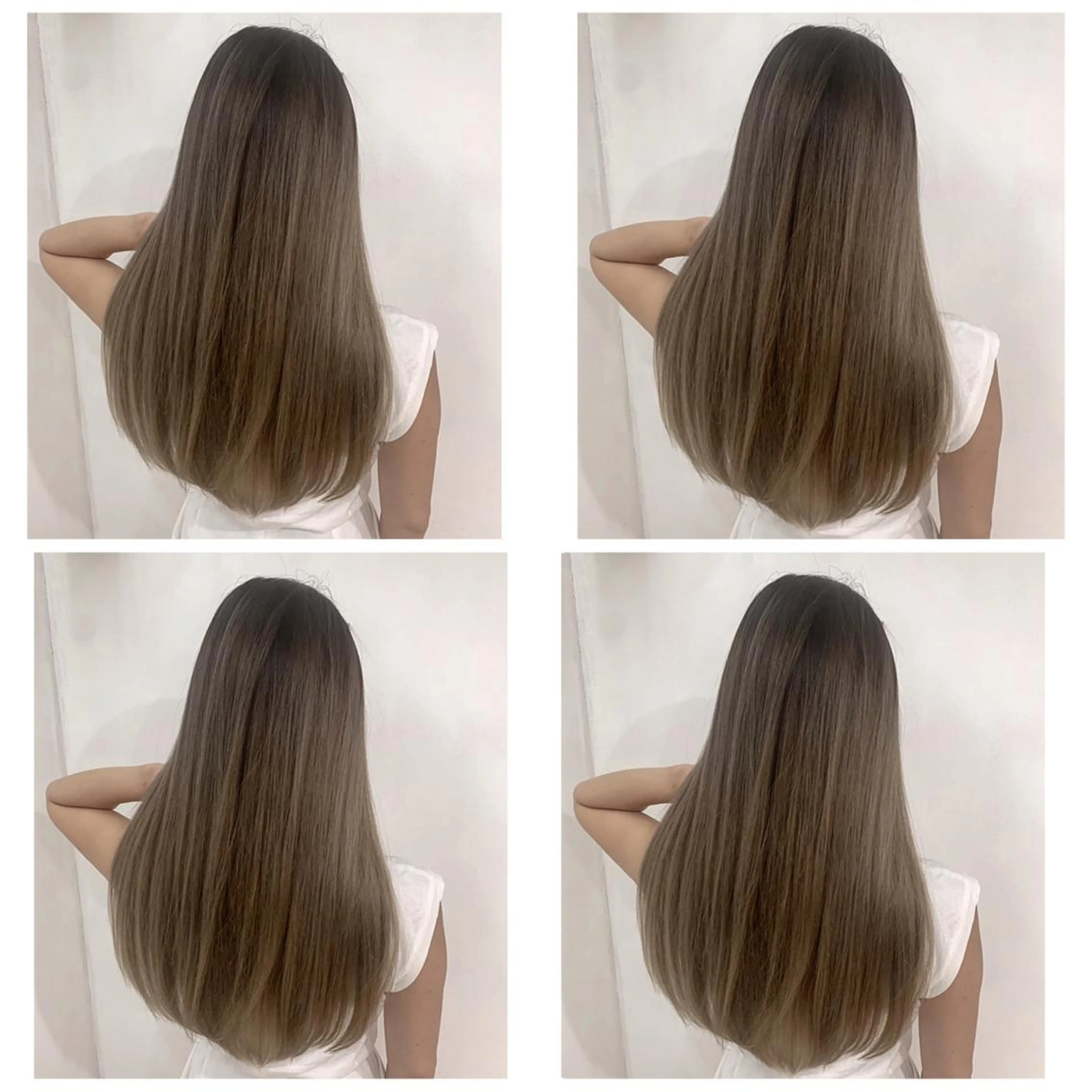 ロング カラー カット ヘアカラー トリートメント 京都大人女性ショート 徒歩1分/秋山のヘアスタイル