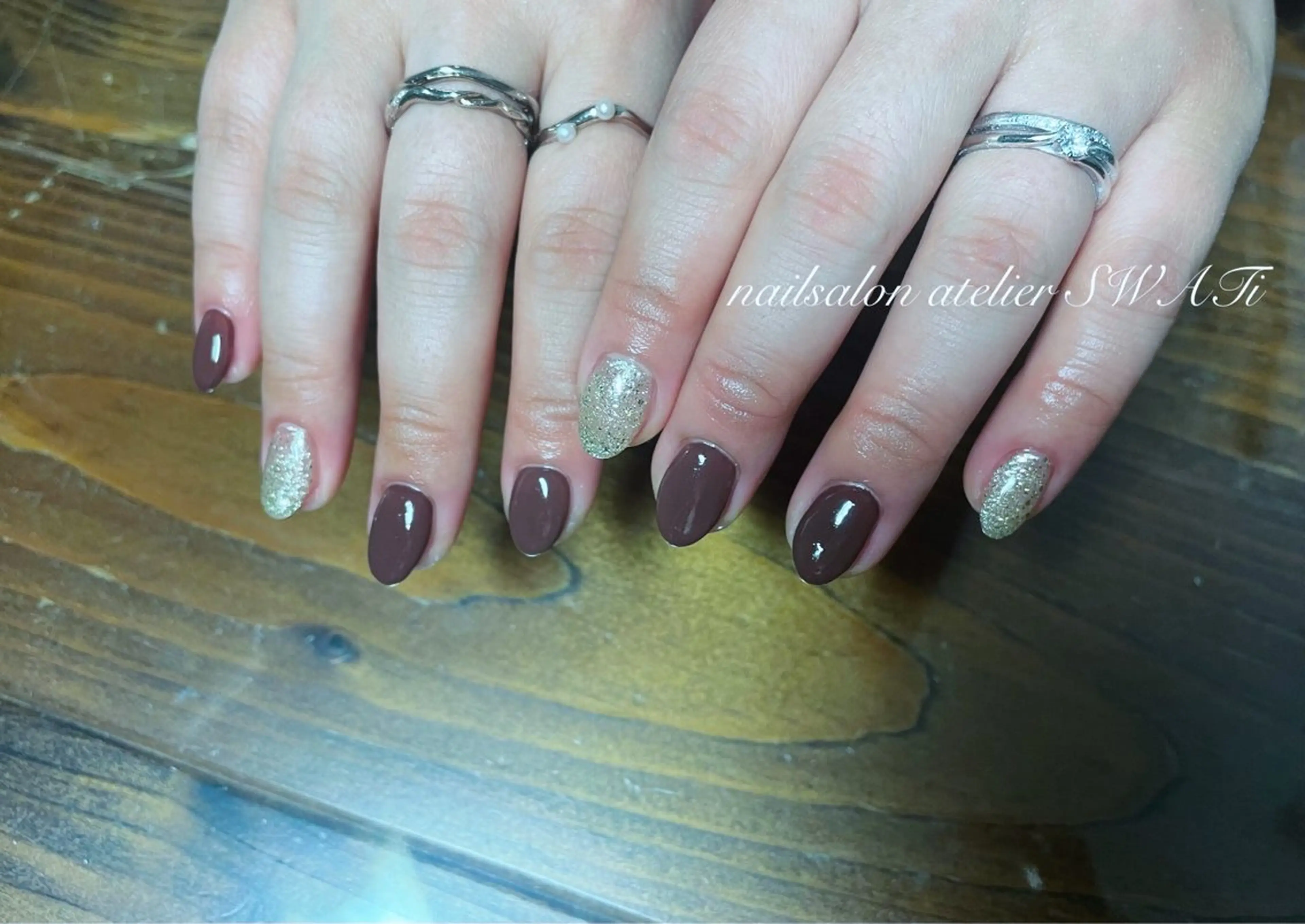ネイル ハンドネイル ヘアーサロン大野所属・nailsalon SWATiのネイルデザイン