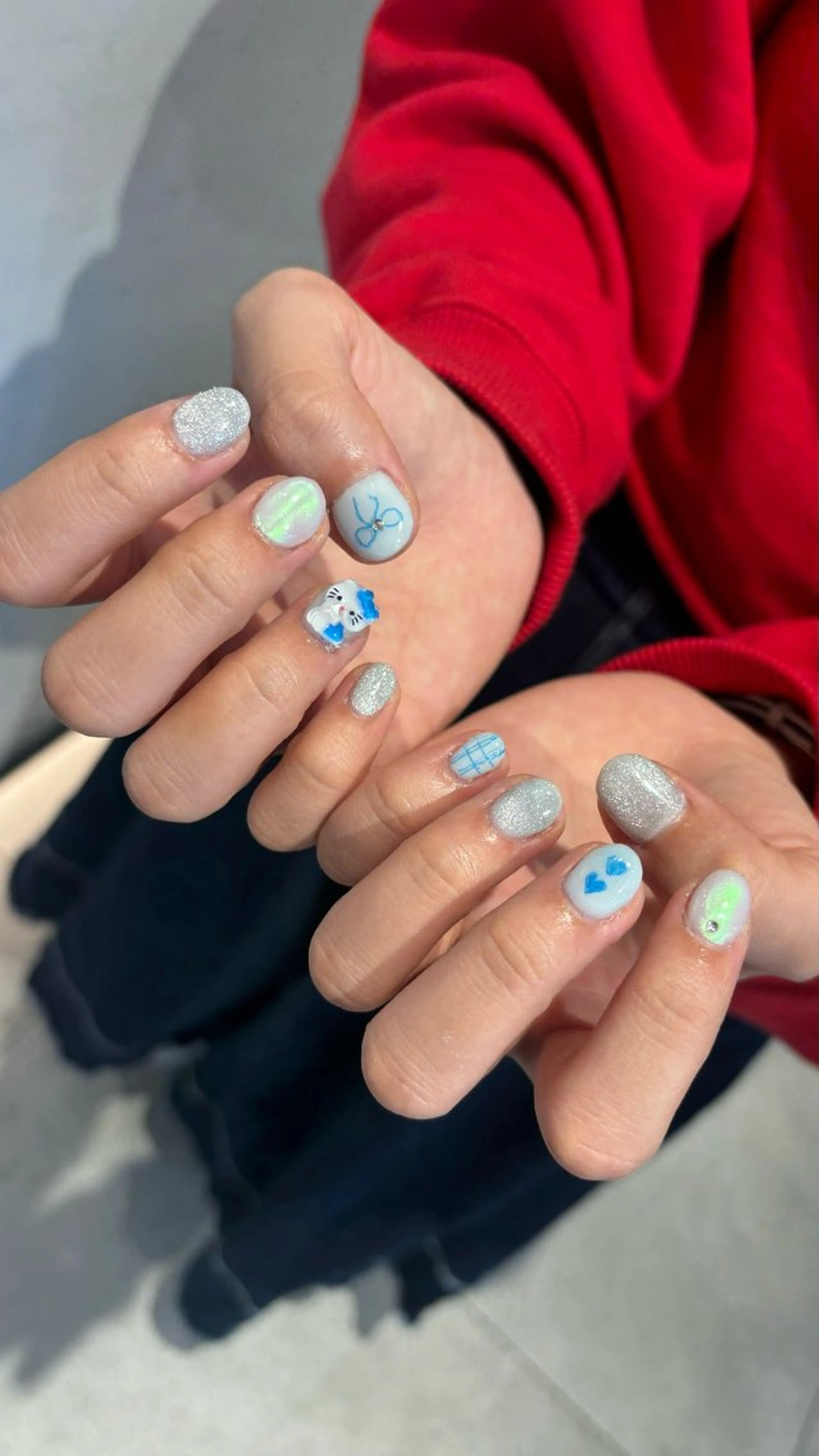 ネイル ハンドネイル ハイトーン/レイヤー nail 百咲💌のヘアスタイル