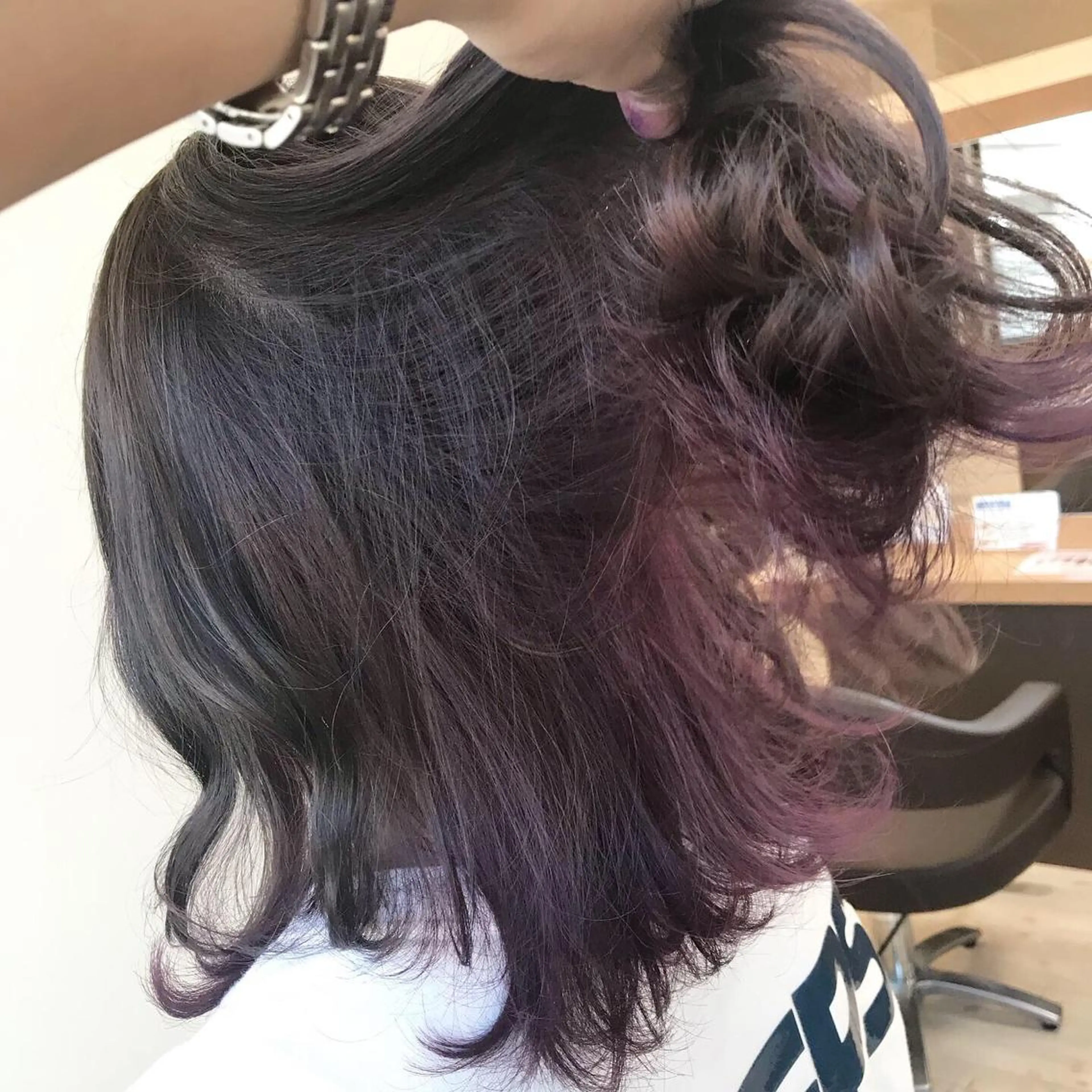 ロング カラー カット ヘアカラー トリートメント Lien 深井店のヘアスタイル