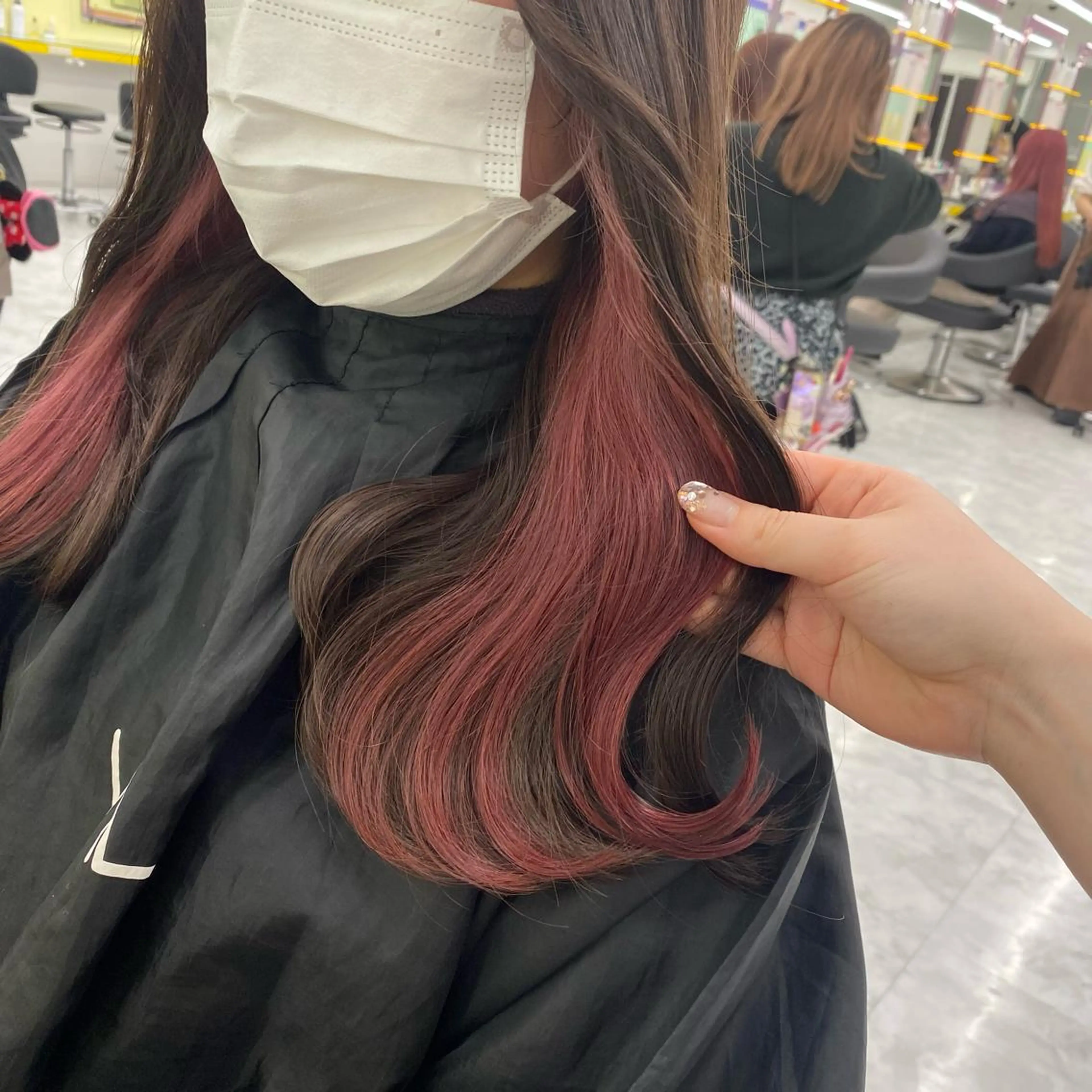 セミロング カラー パーマ ヘアアレンジ メンズ キッズ ネイル マツエク・マツパ アイブロウ Lumo所属・💖横浜ブリーチなし 💖MIHOのヘアスタイル