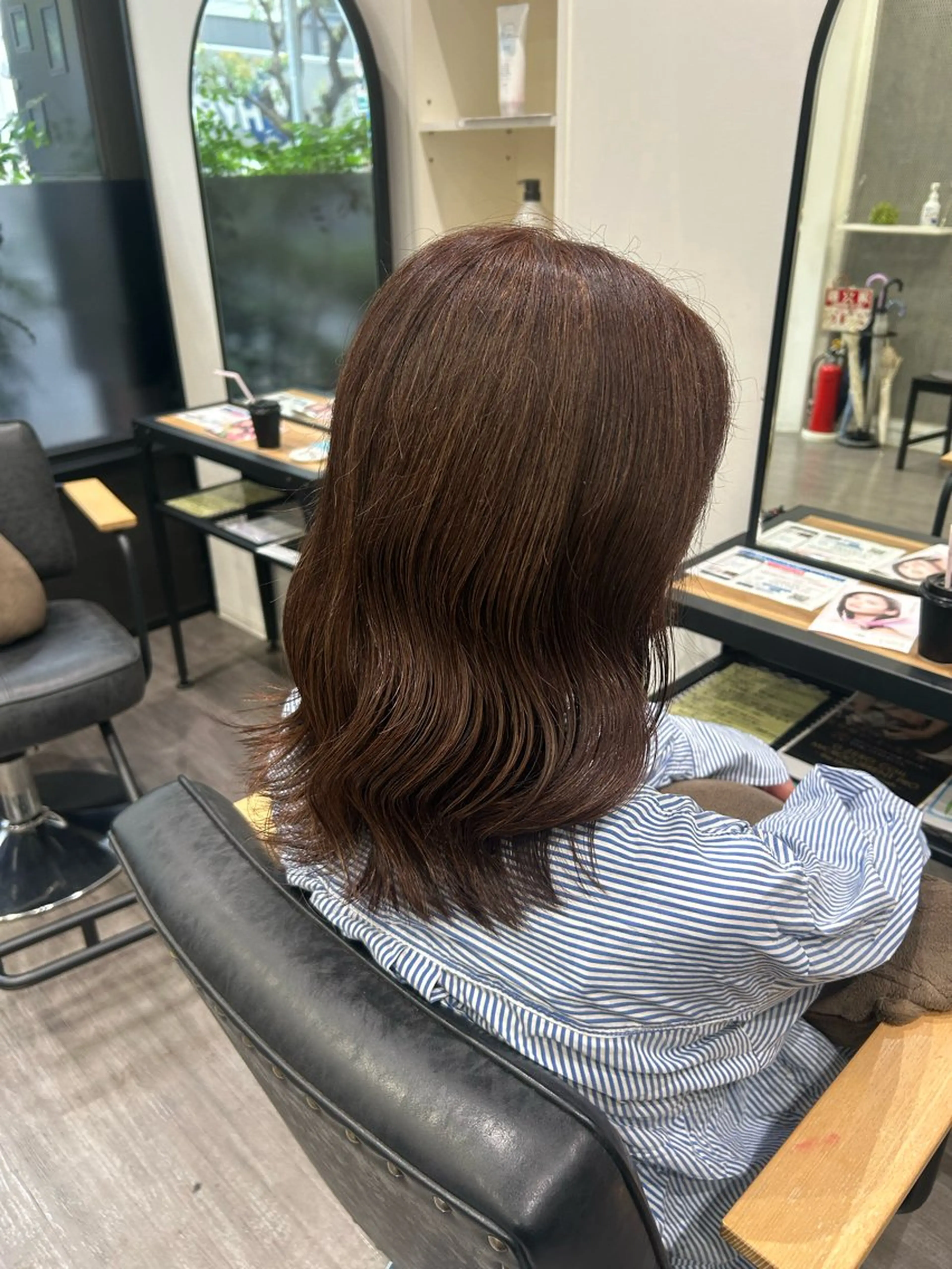 ミディアム カラー ヘアアレンジ ヘアカラー トリートメント cocotte 💟草間紫音💟のヘアスタイル