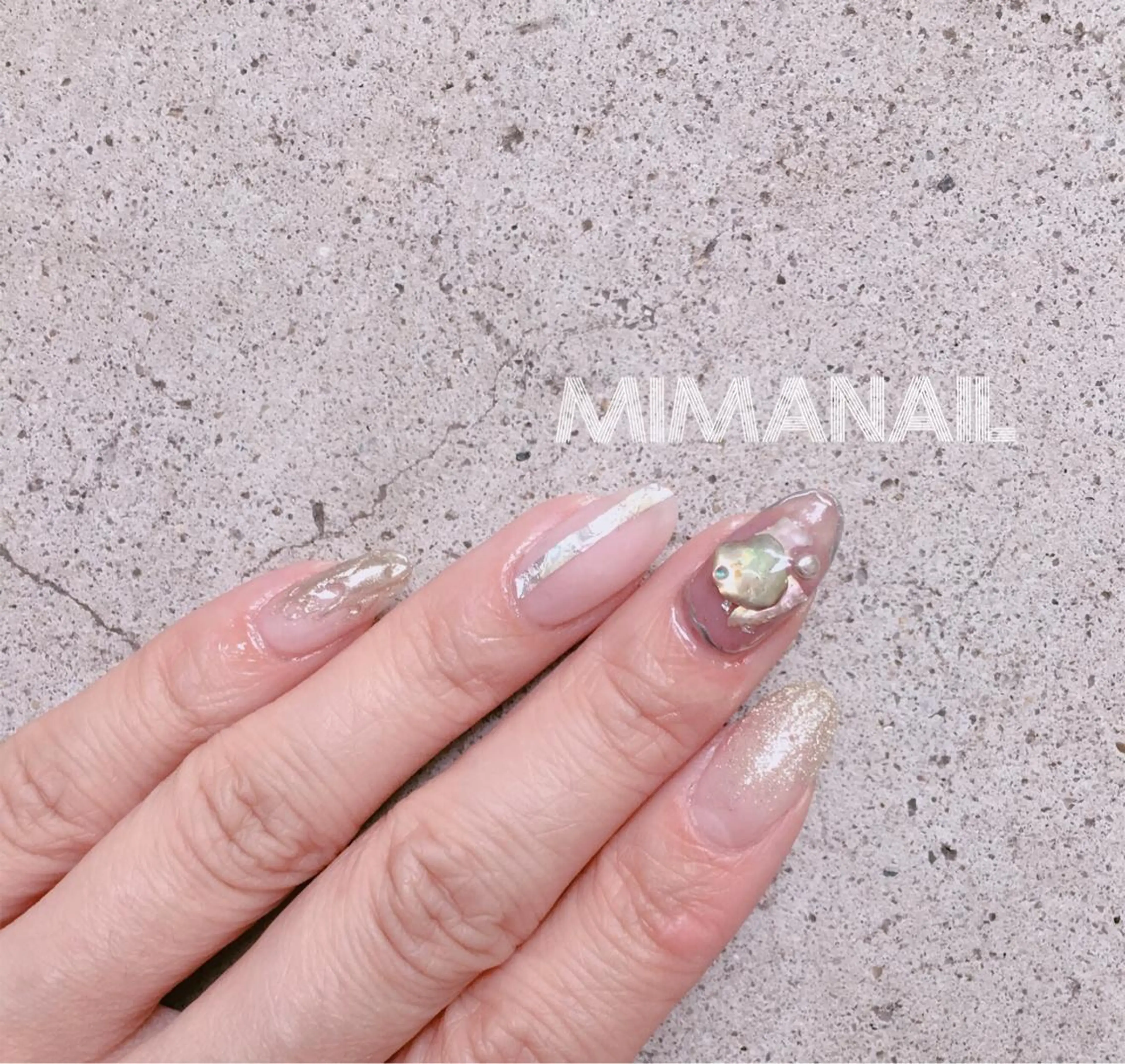 ネイル フットネイル mima nailのネイルデザイン