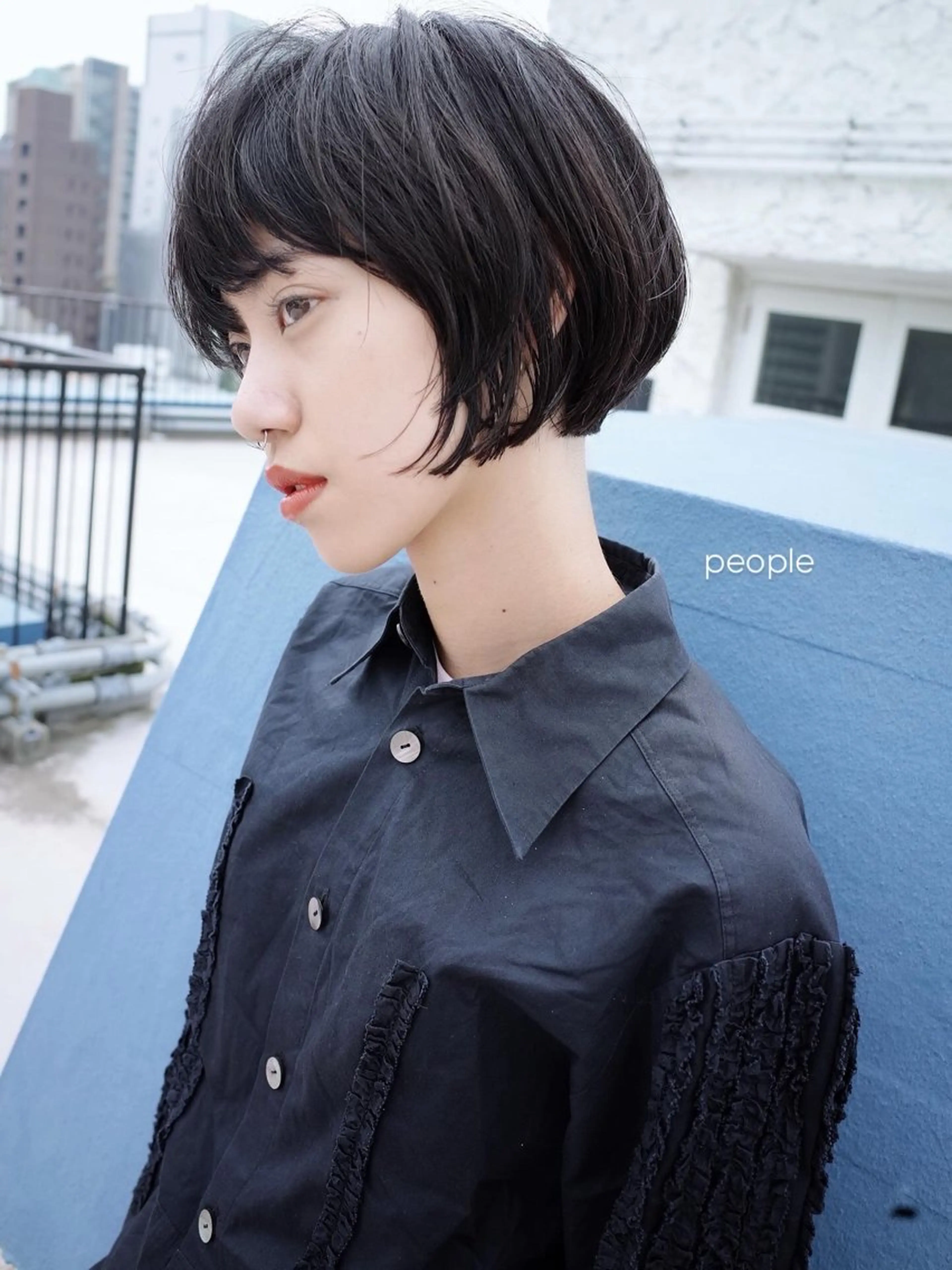 ショート ボブ/透明感カラー Fukaのヘアスタイル